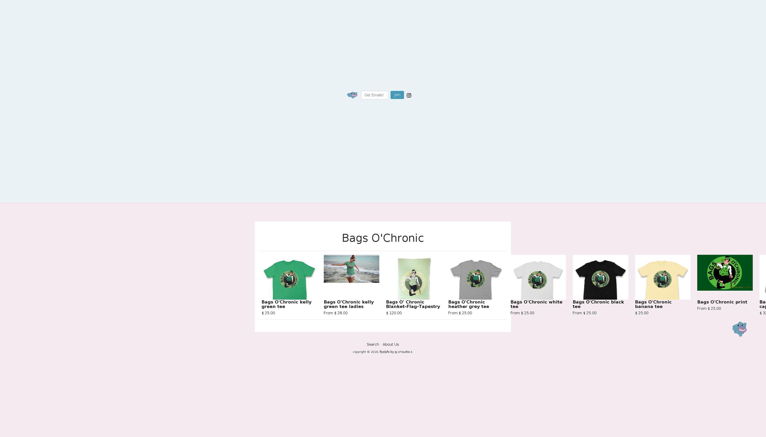 flyelyfe Shopify theme site example bagsochronic.com