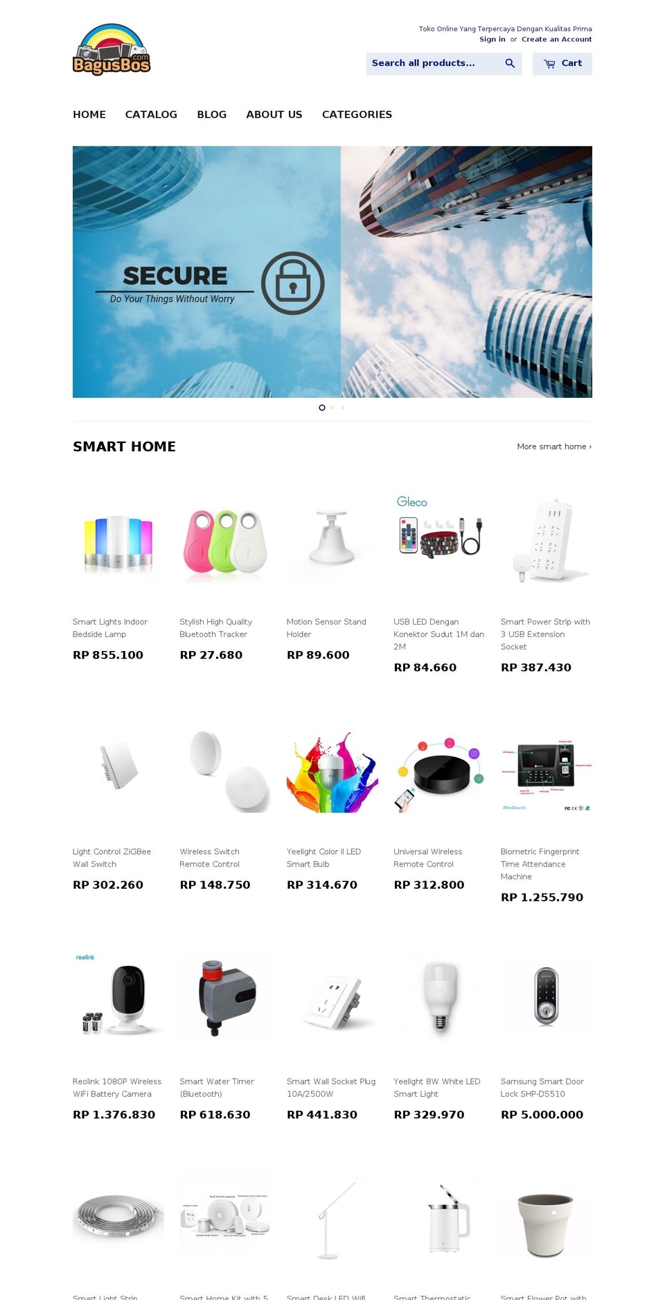 bagusbos.com shopify website screenshot