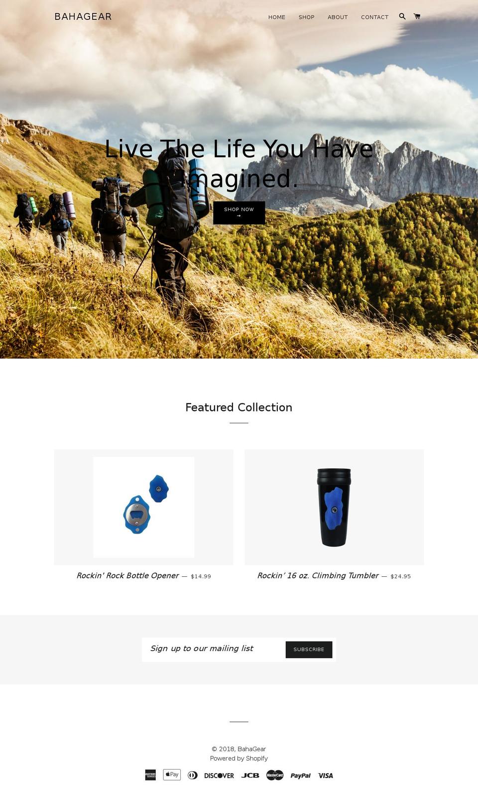 bahagear.com — Shopify storefront screenshot