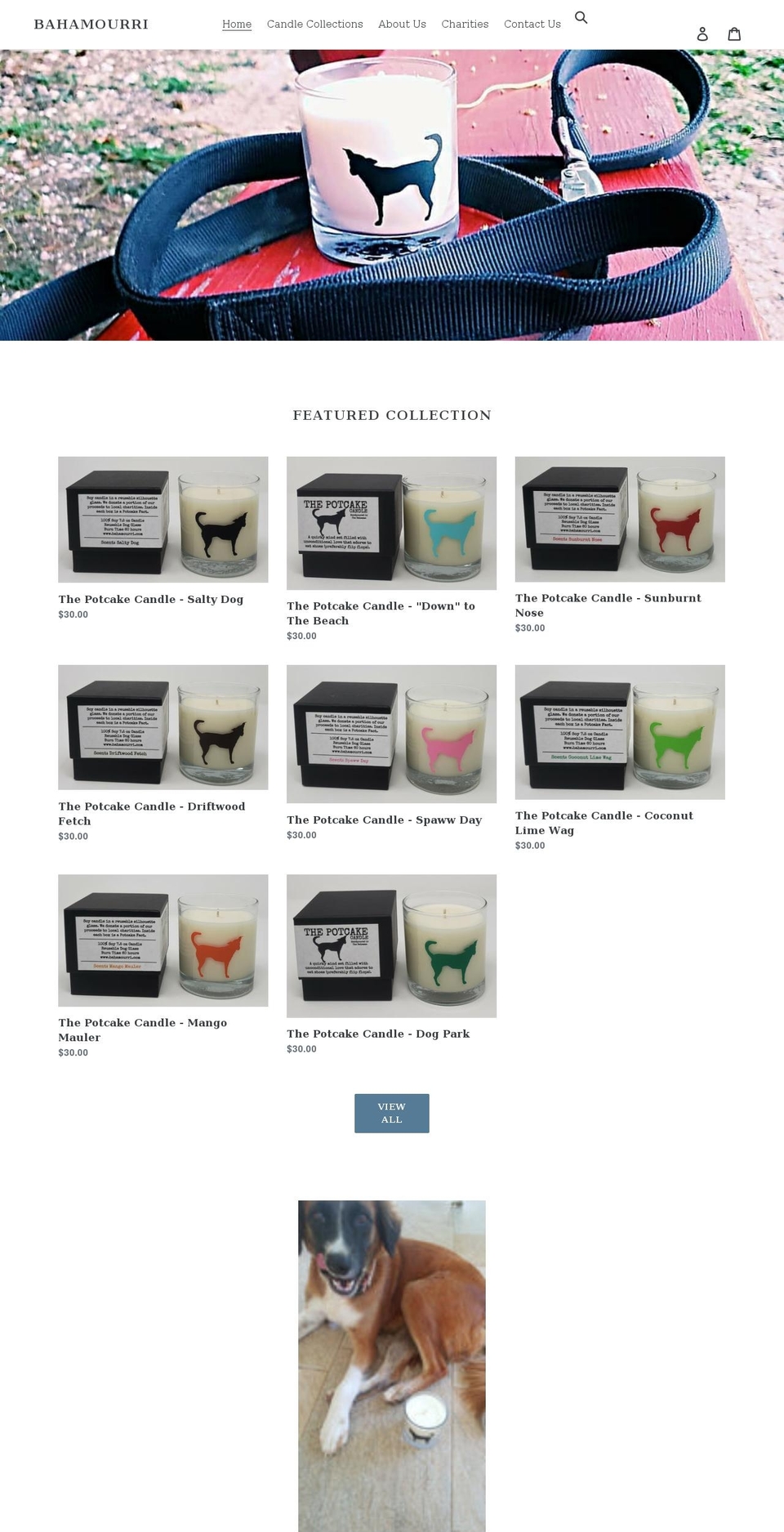 bahamourri.com shopify website screenshot