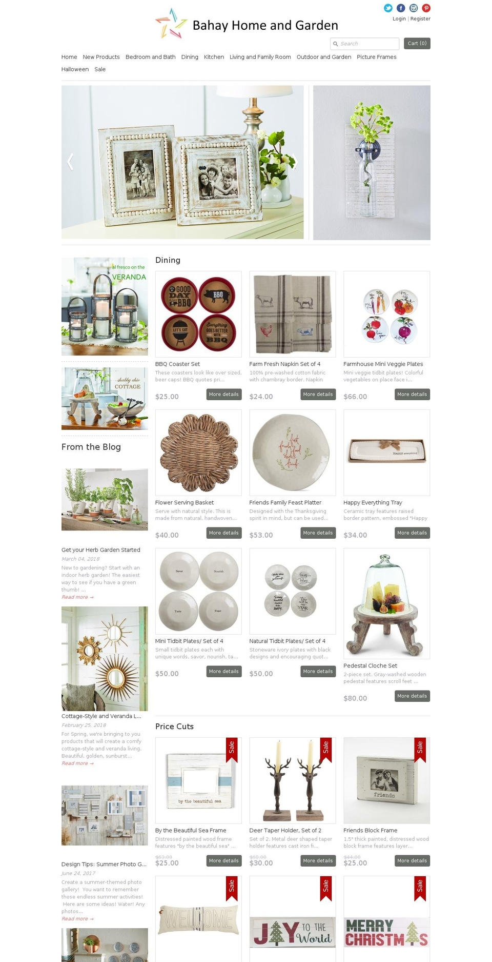 bahayhomeandgarden.com — Shopify storefront screenshot