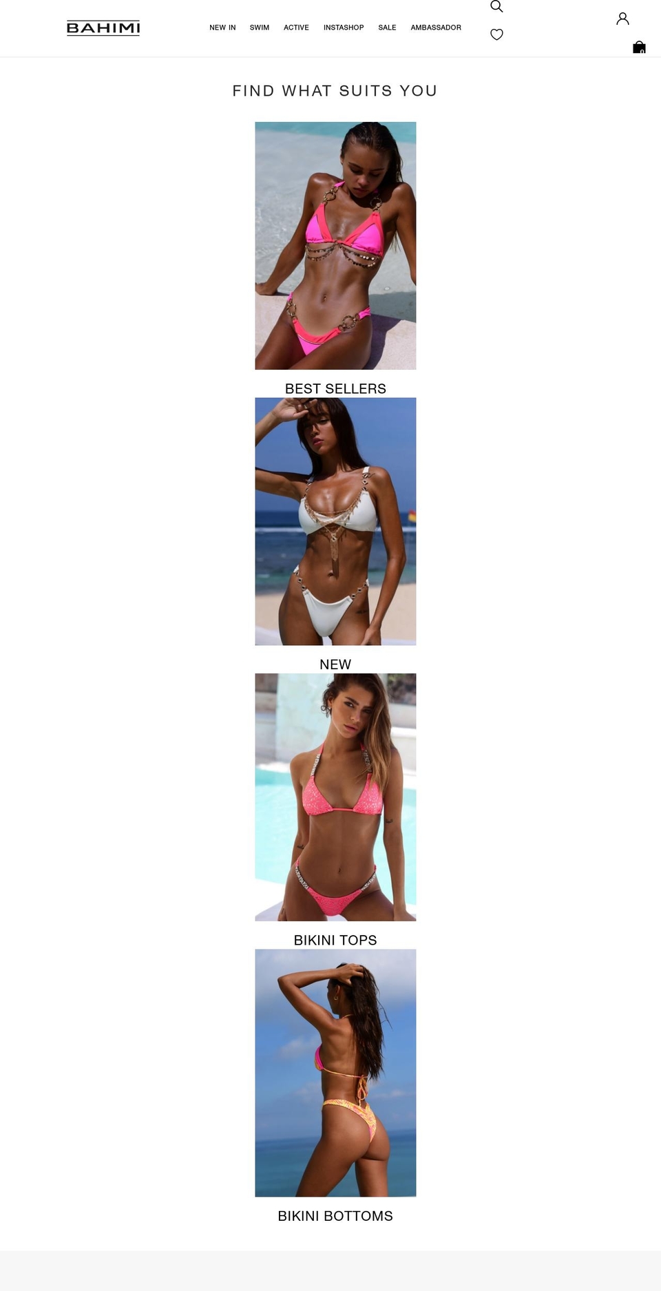 bahimi.com shopify website screenshot
