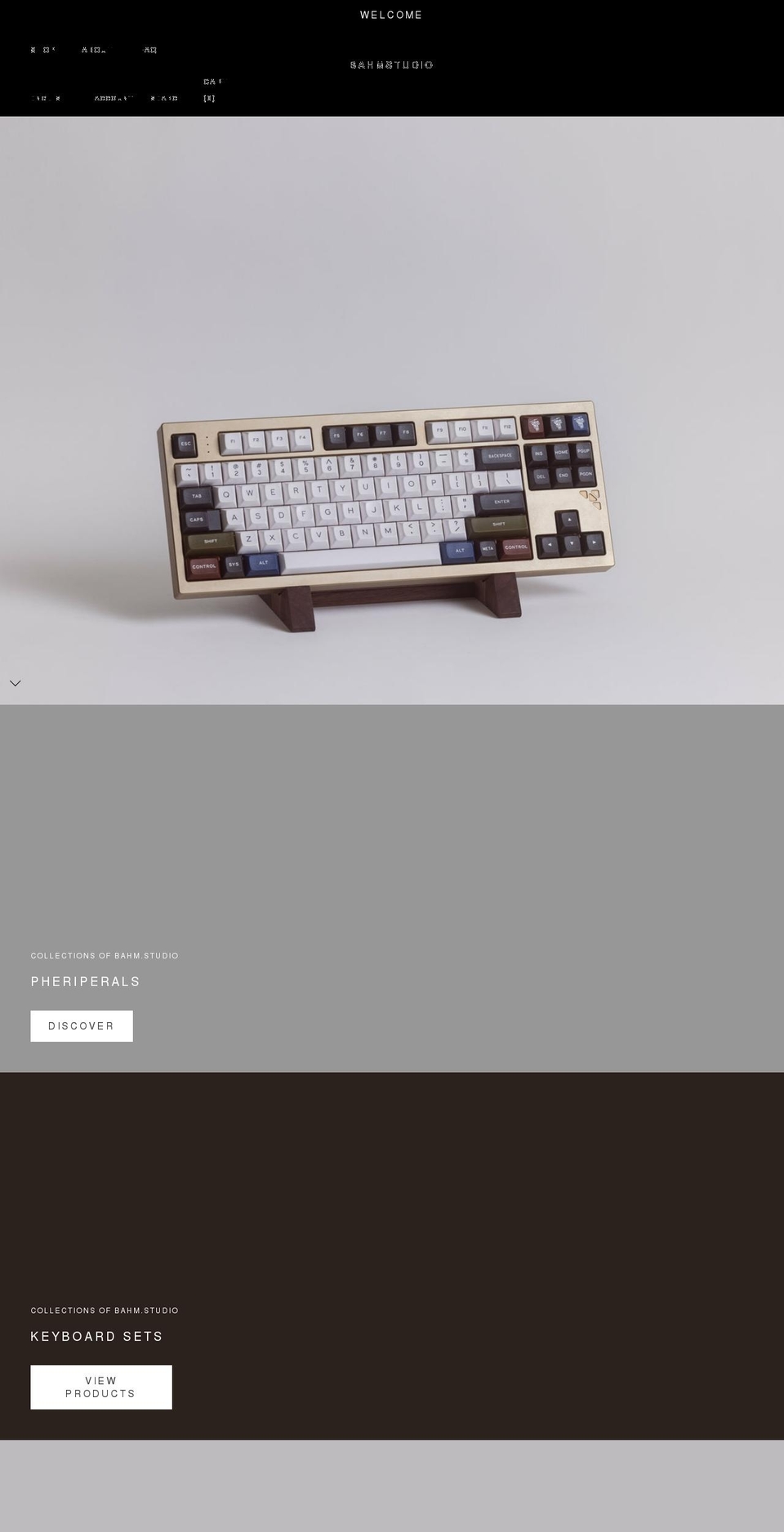 bahmstudio.com shopify website screenshot