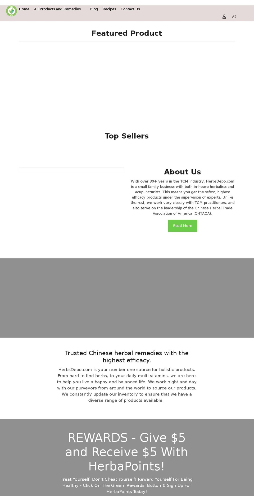 baicaoteaglobal.com — Shopify storefront screenshot