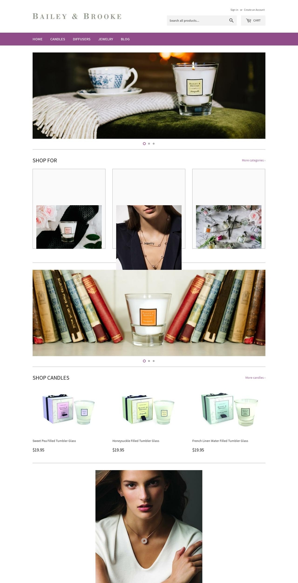 bailey-brooke.com — Shopify storefront screenshot