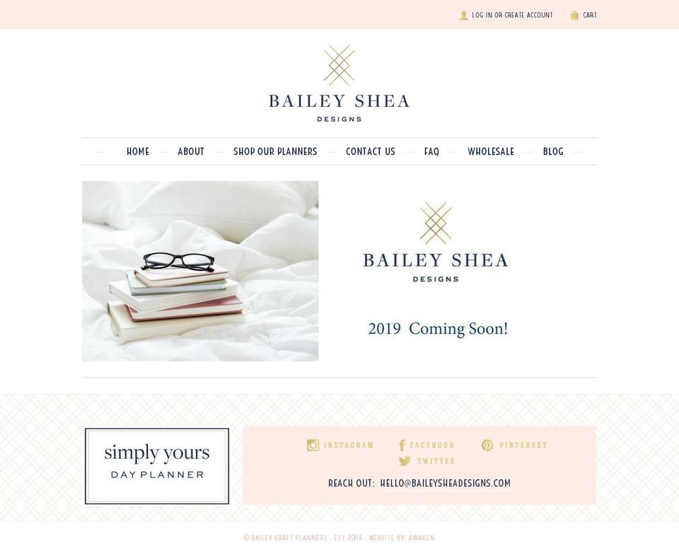 baileysheadesigns.com — Shopify storefront screenshot