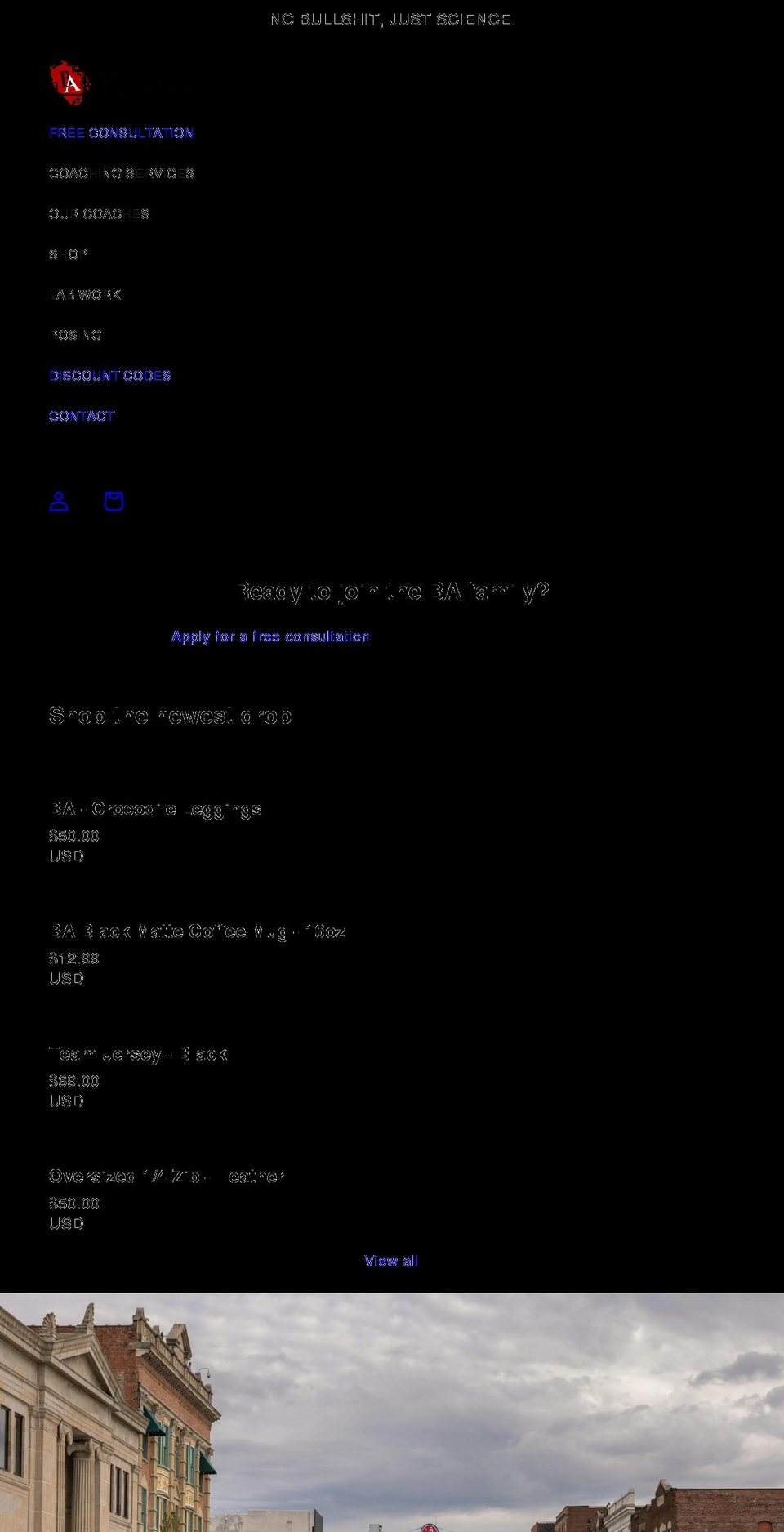 bairaesthetics.com shopify website screenshot