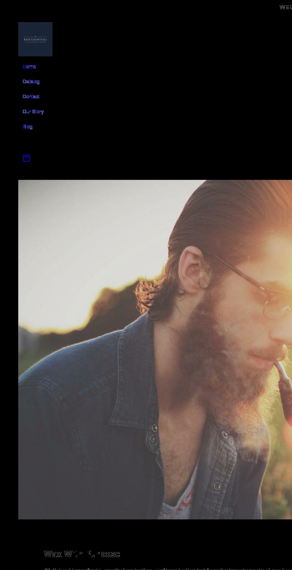 bairessentials.net shopify website screenshot