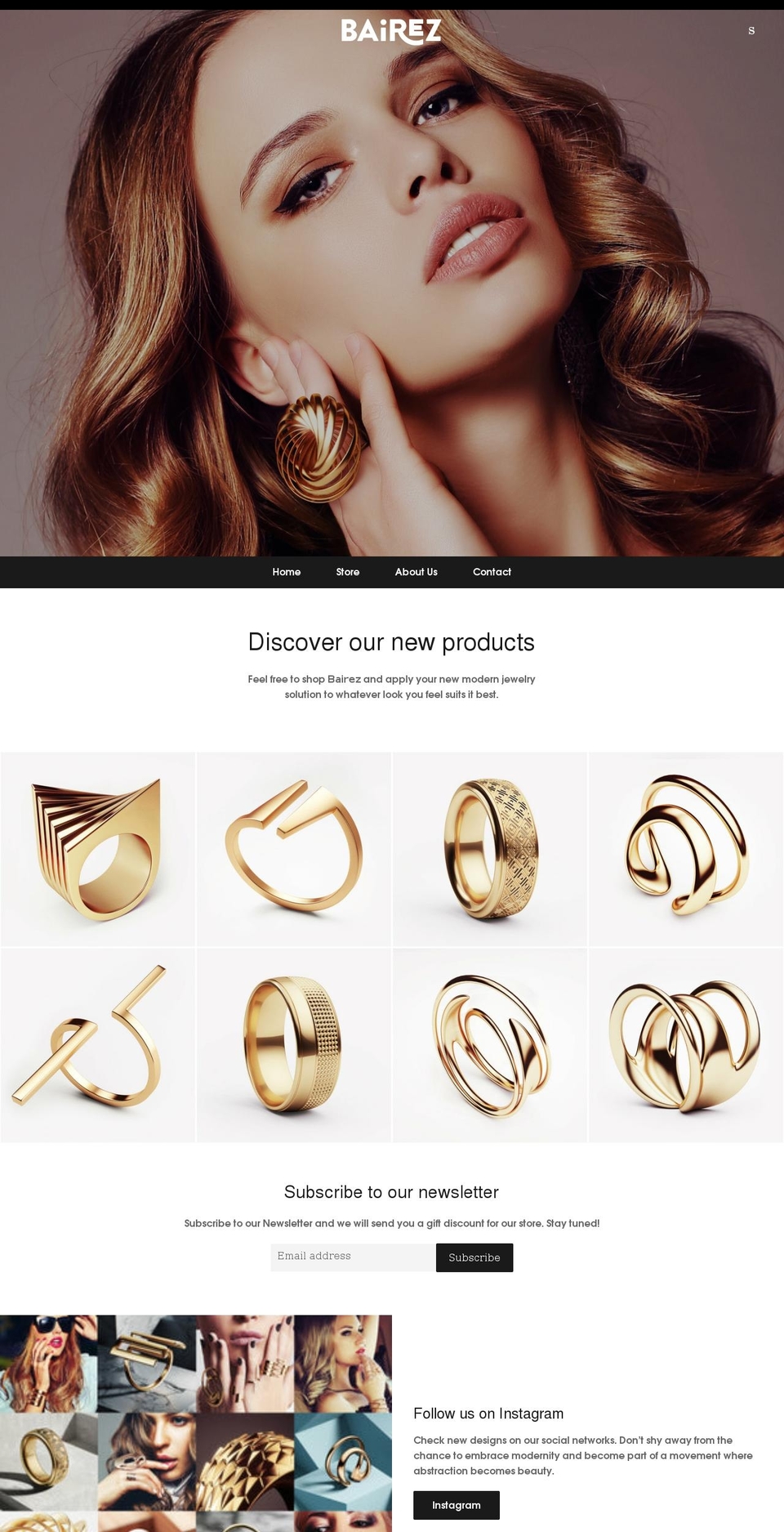 bairez.com shopify website screenshot