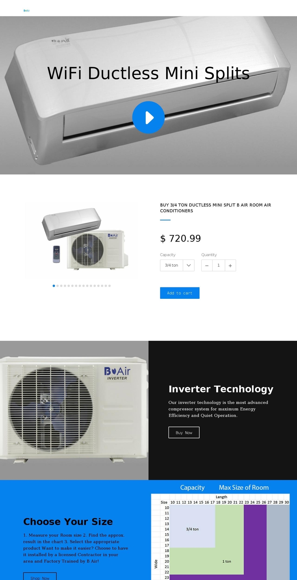 bairusa.com shopify website screenshot