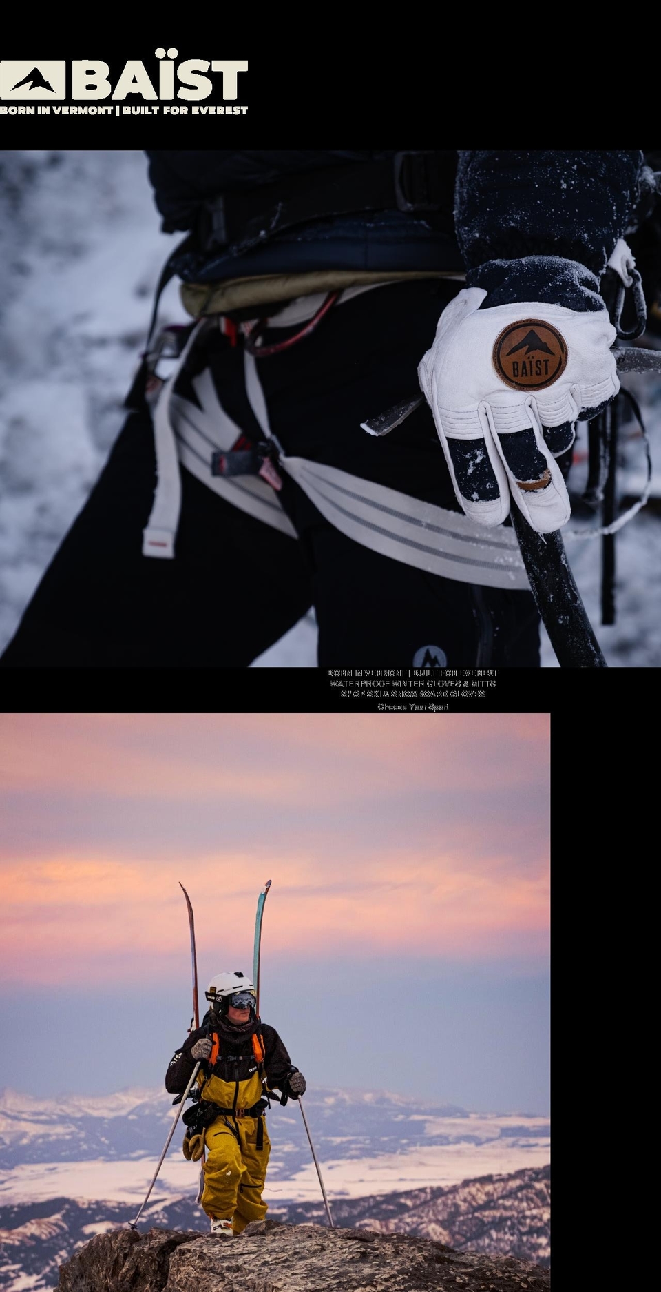 baistgloves.com shopify website screenshot