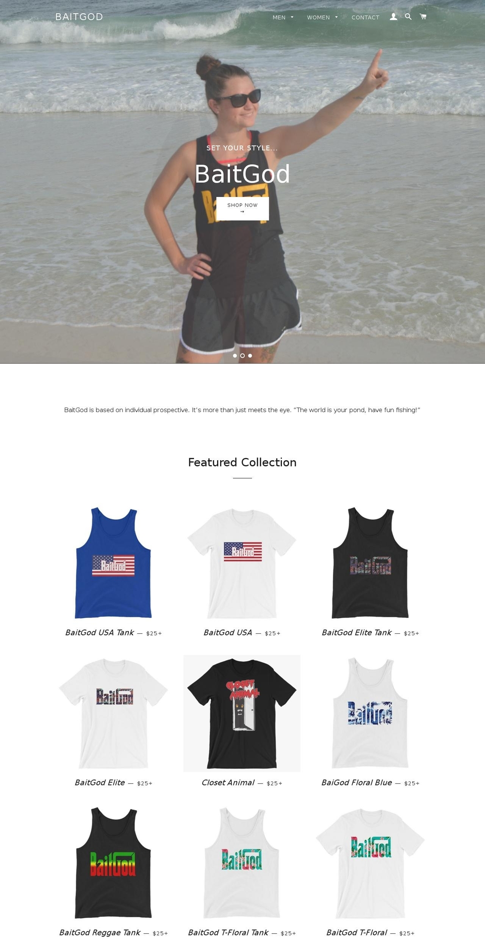 baitgods.com — Shopify storefront screenshot
