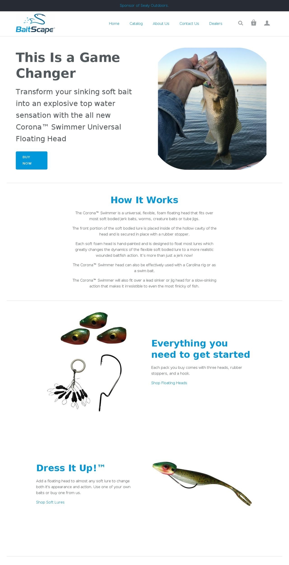 baitscape.com shopify website screenshot