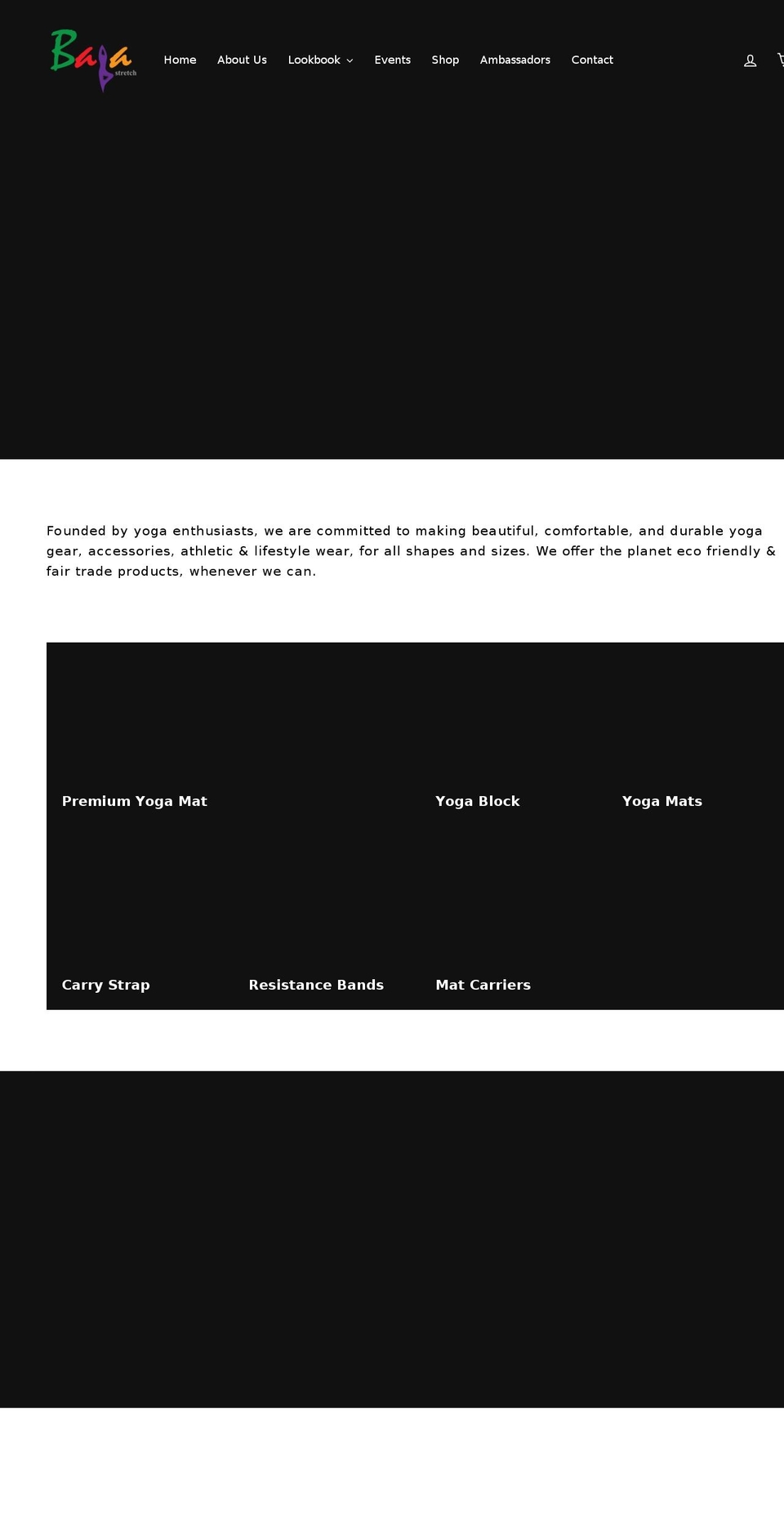 bajastretch.com shopify website screenshot