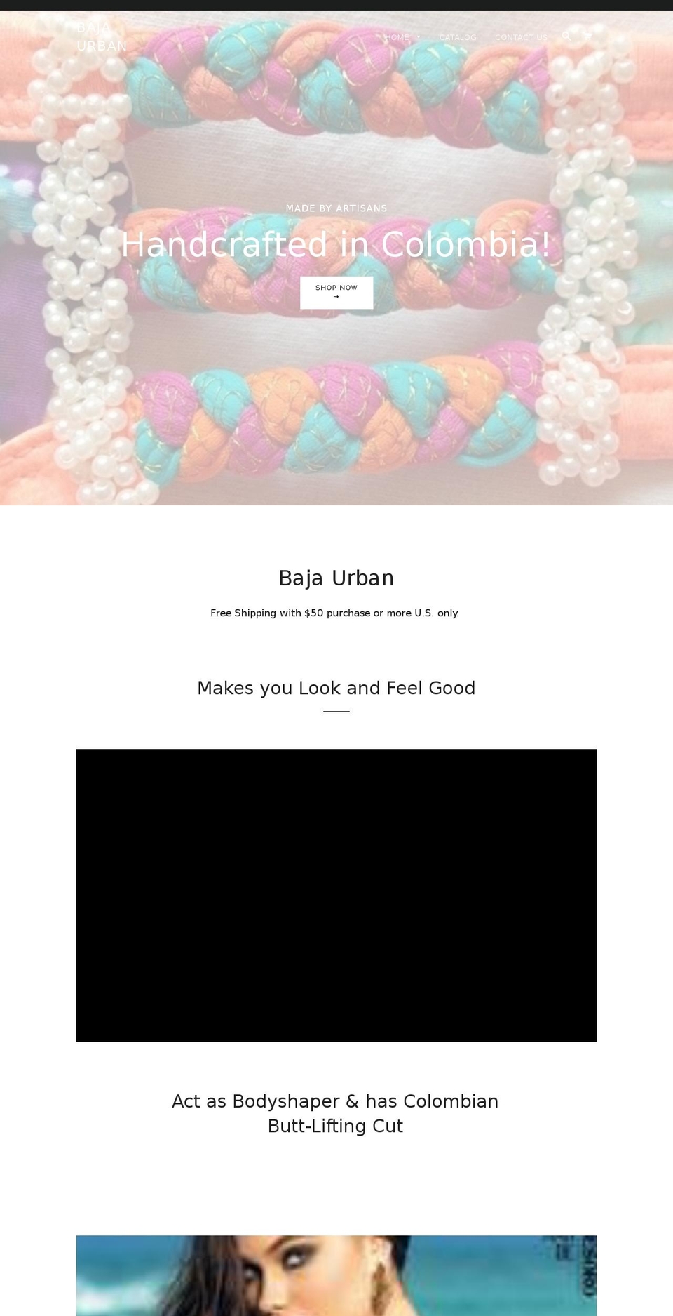 bajaurban.com — Shopify storefront screenshot