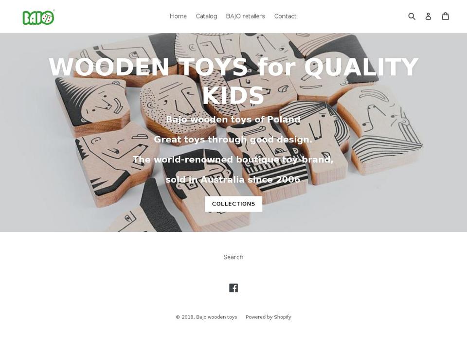 bajo.com.au shopify website screenshot