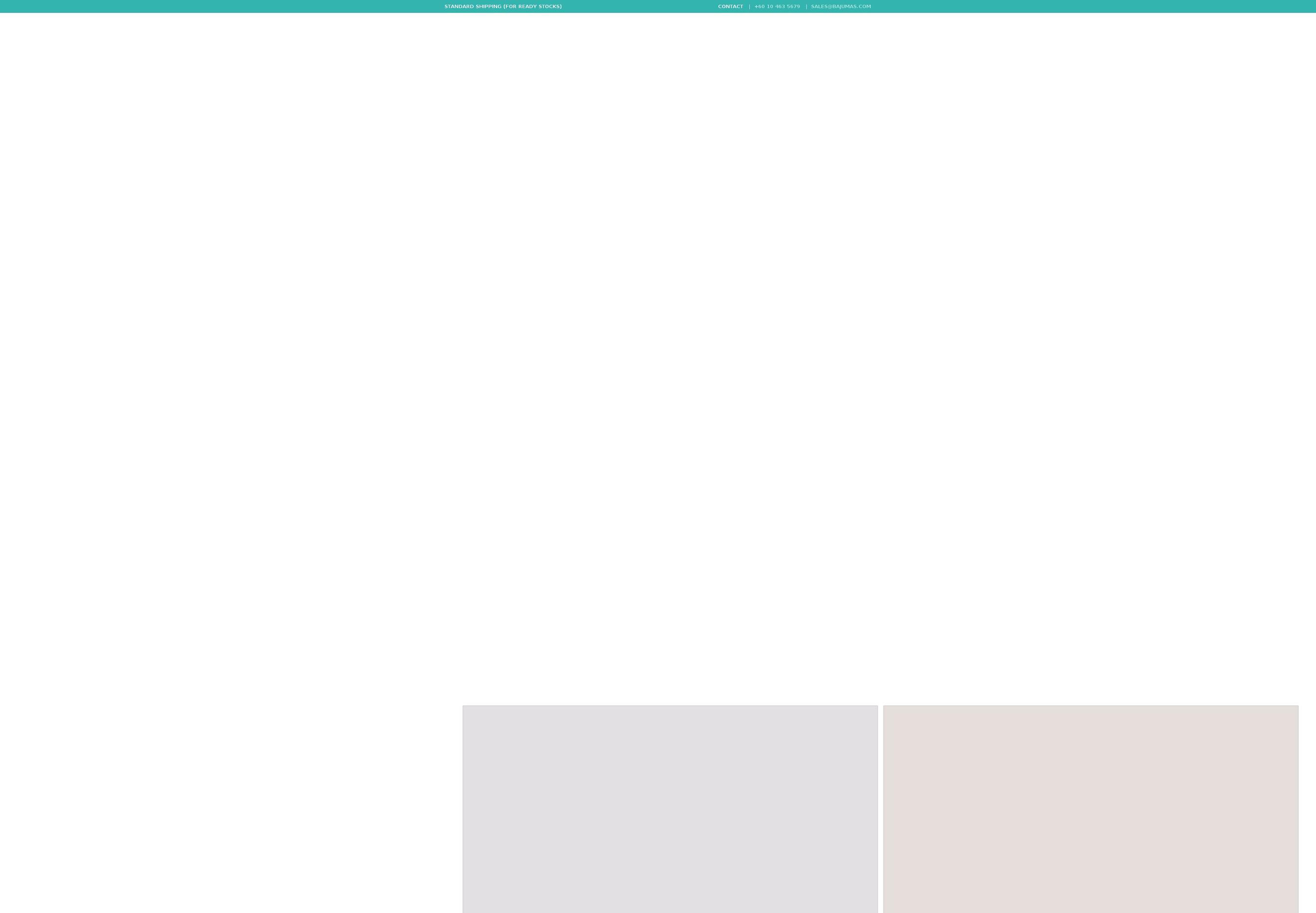 bajumas.com — Shopify storefront screenshot