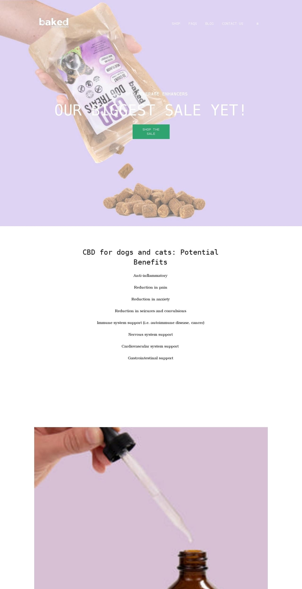 bakedincolorado.com shopify website screenshot