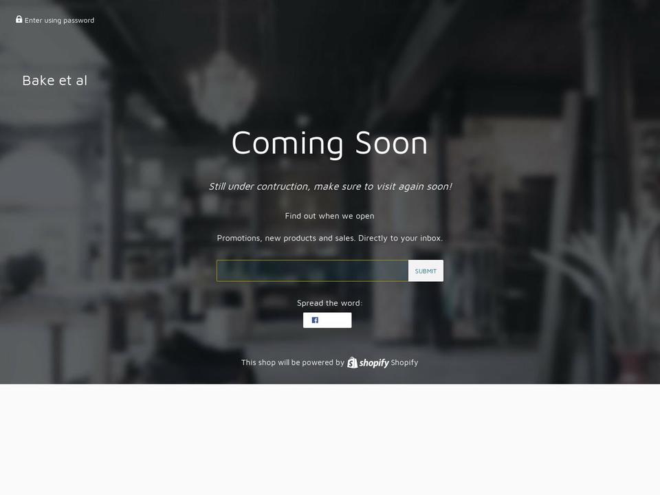 bakeetal.com — Shopify storefront screenshot