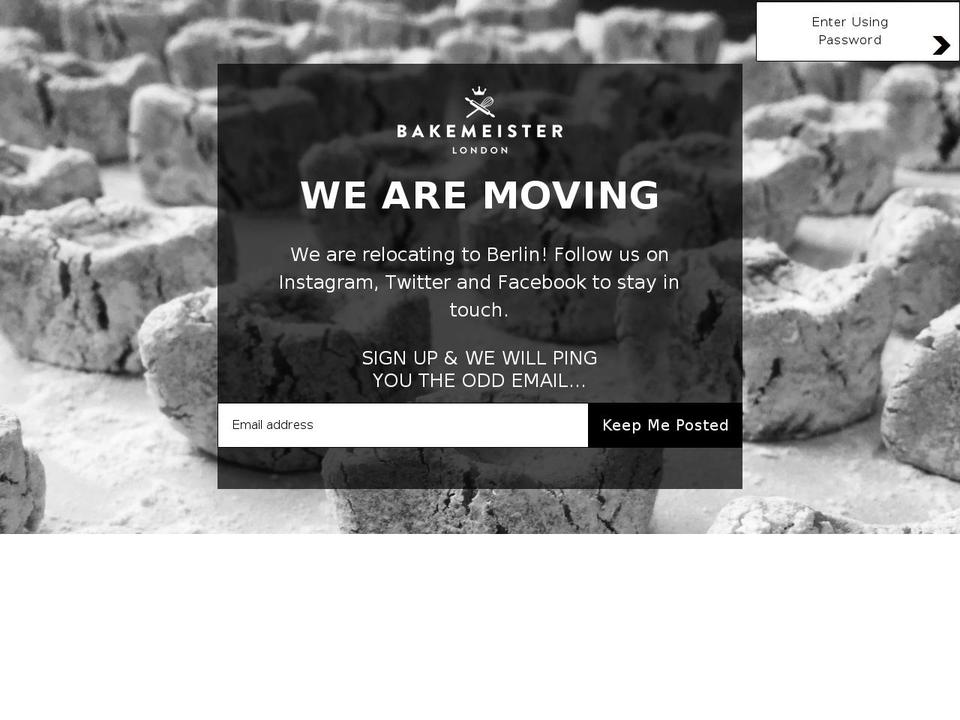bakemeister.com — Shopify storefront screenshot