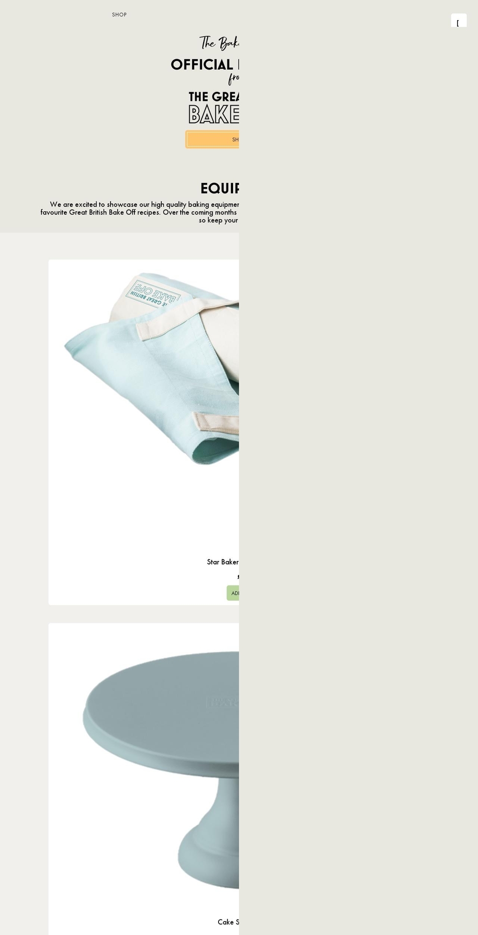 bakeoffbox.co.uk shopify website screenshot