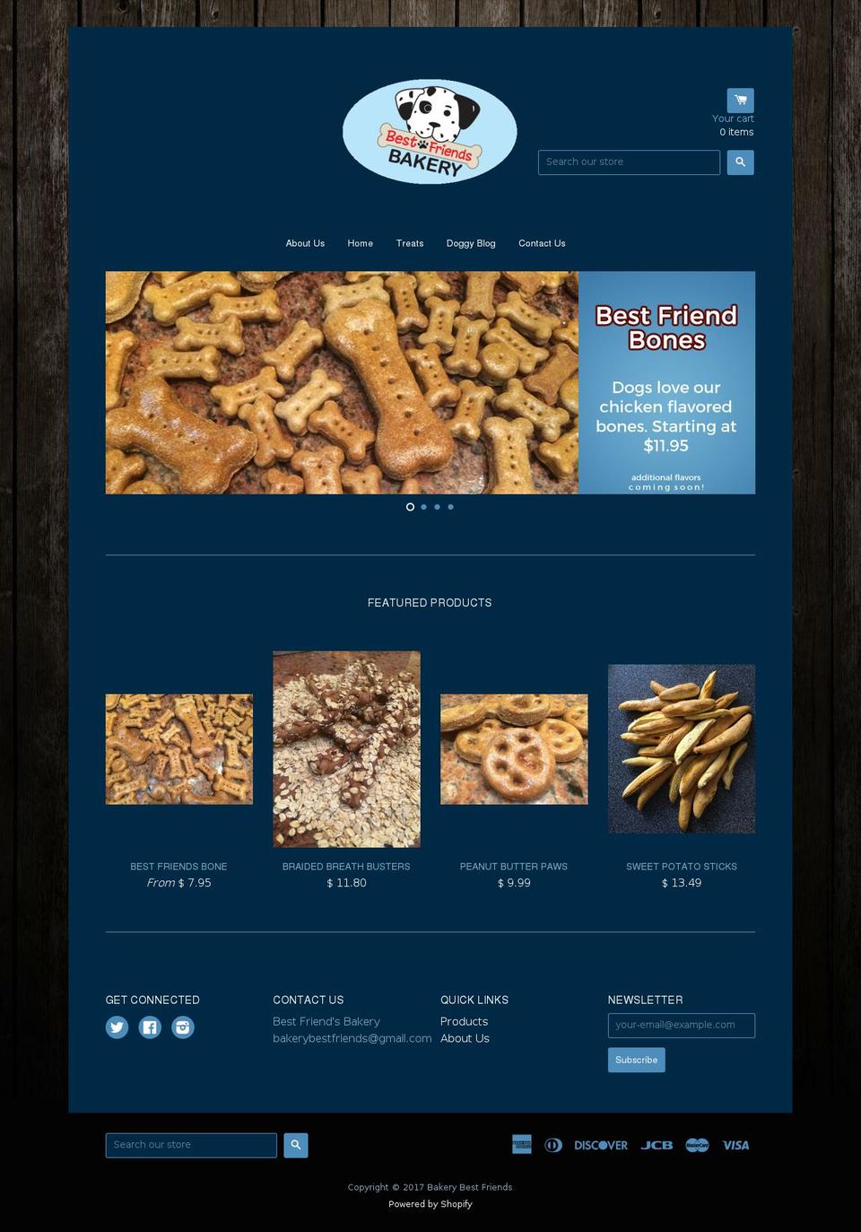 bakerybestfriends.com shopify website screenshot