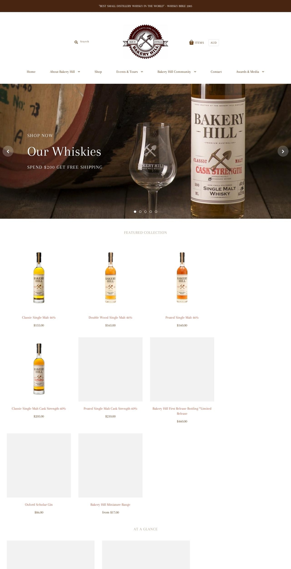 bakeryhill.com.au shopify website screenshot