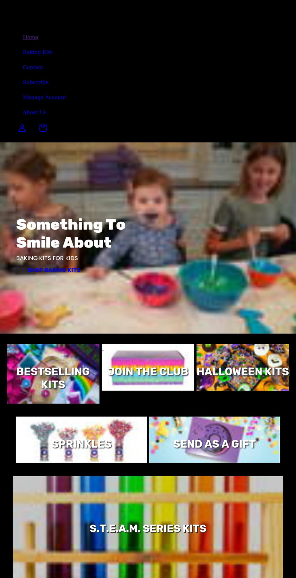 bakingkits.com shopify website screenshot