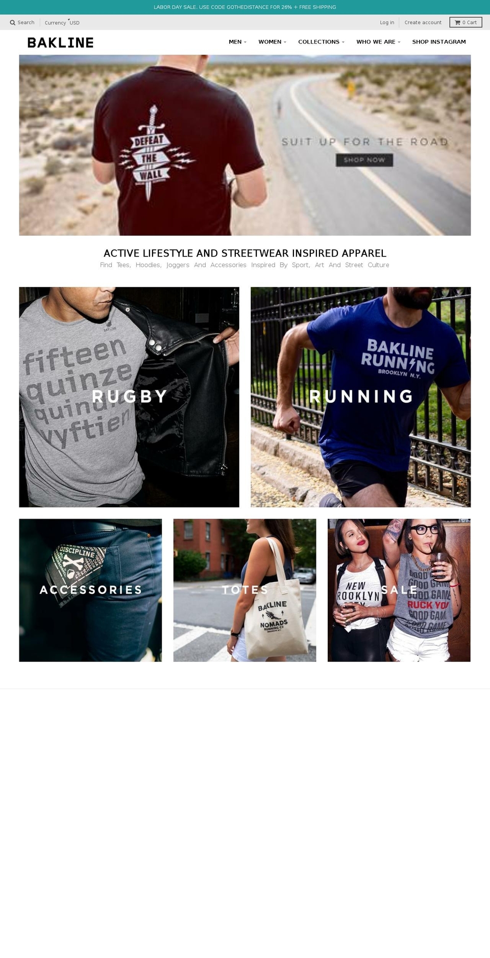 bakline.com — Shopify storefront screenshot
