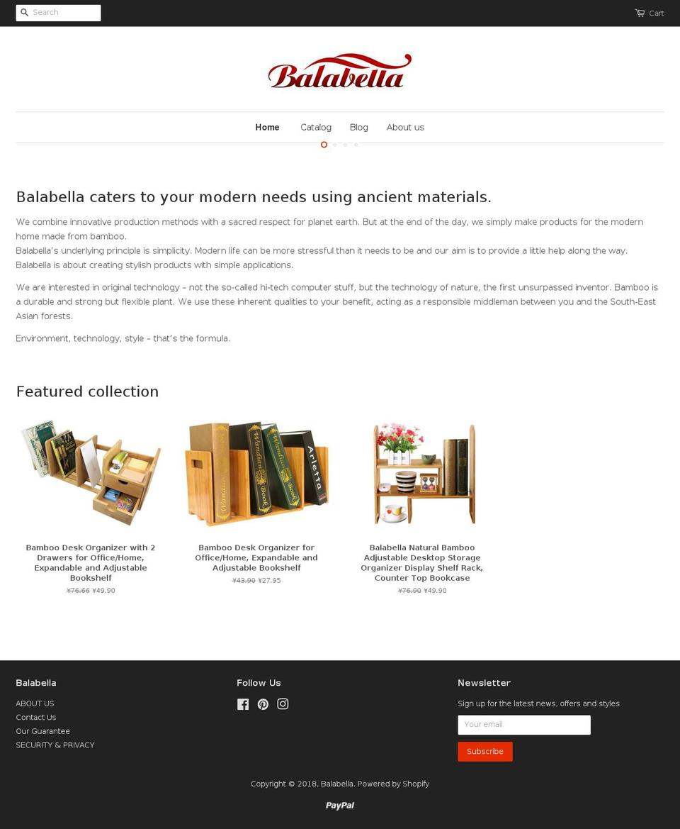balabella.com — Shopify storefront screenshot