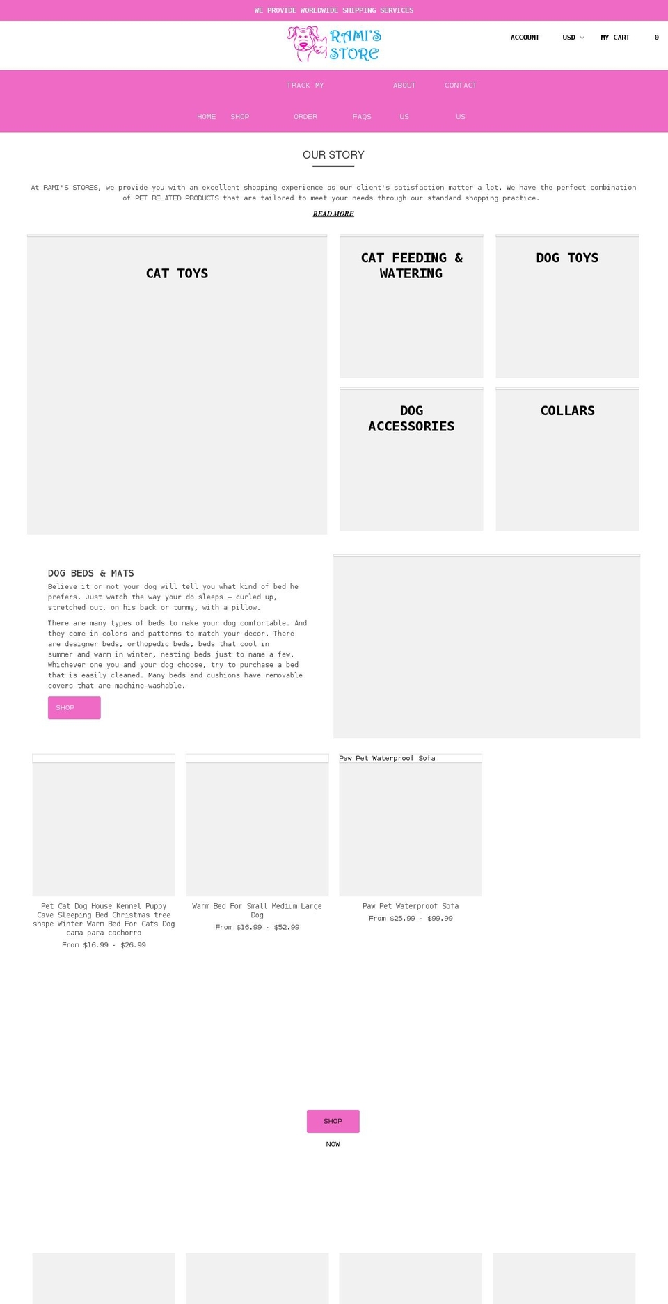 balamstores.com shopify website screenshot