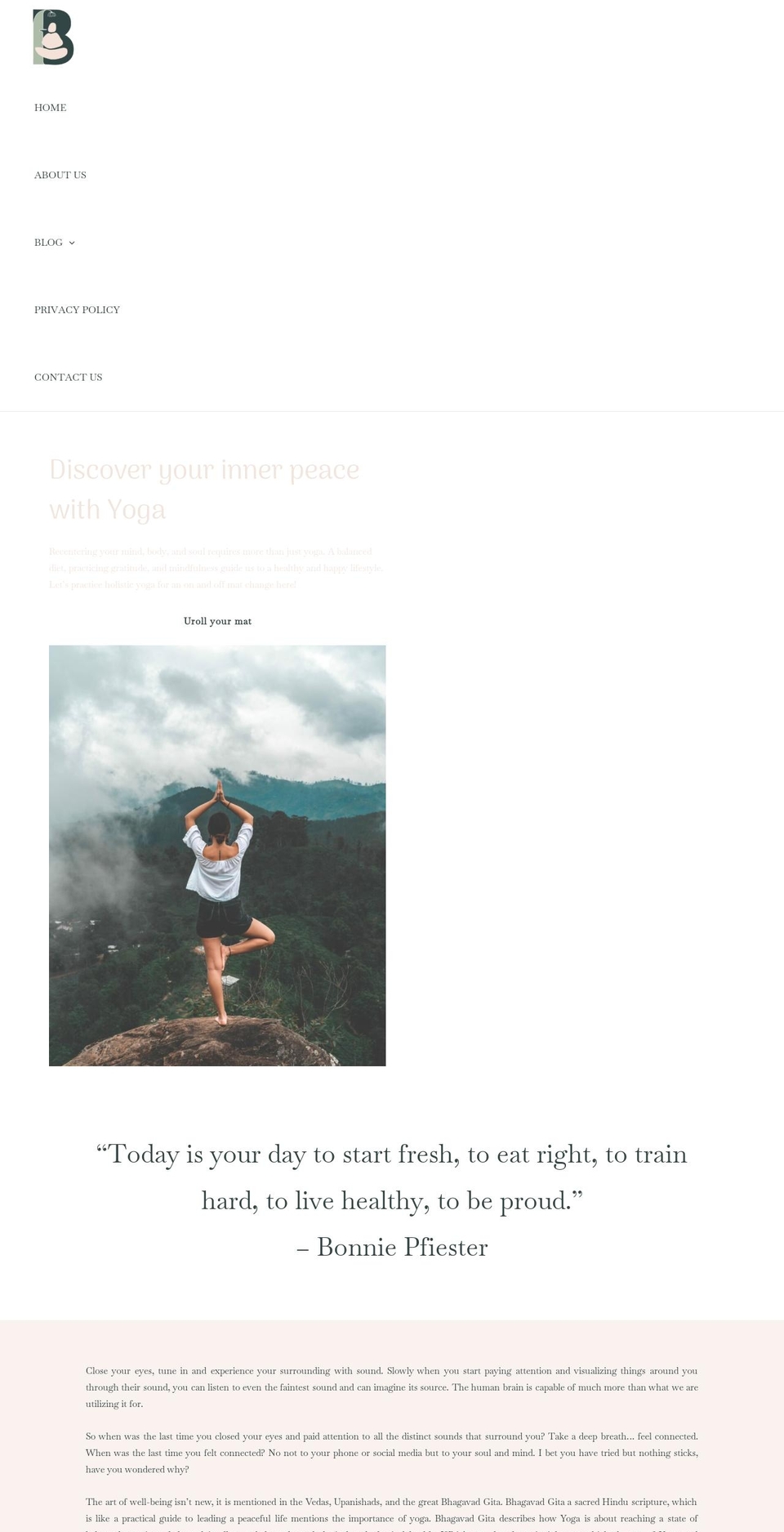 balanceandfit.com shopify website screenshot