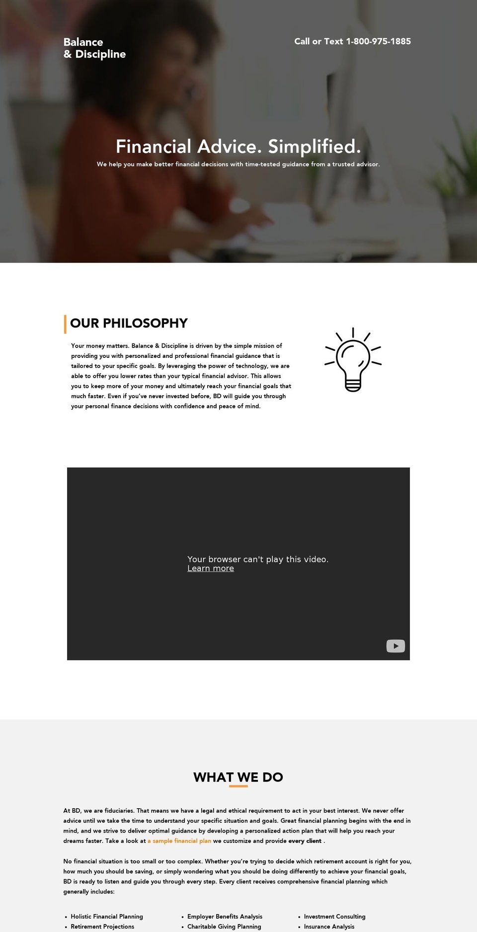 balancediscipline.com — Shopify storefront screenshot