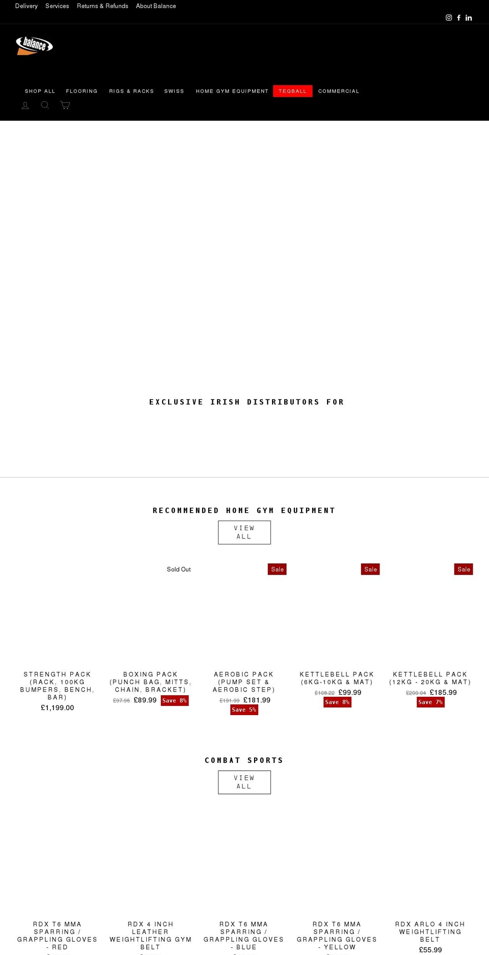 balanceleisure.com shopify website screenshot