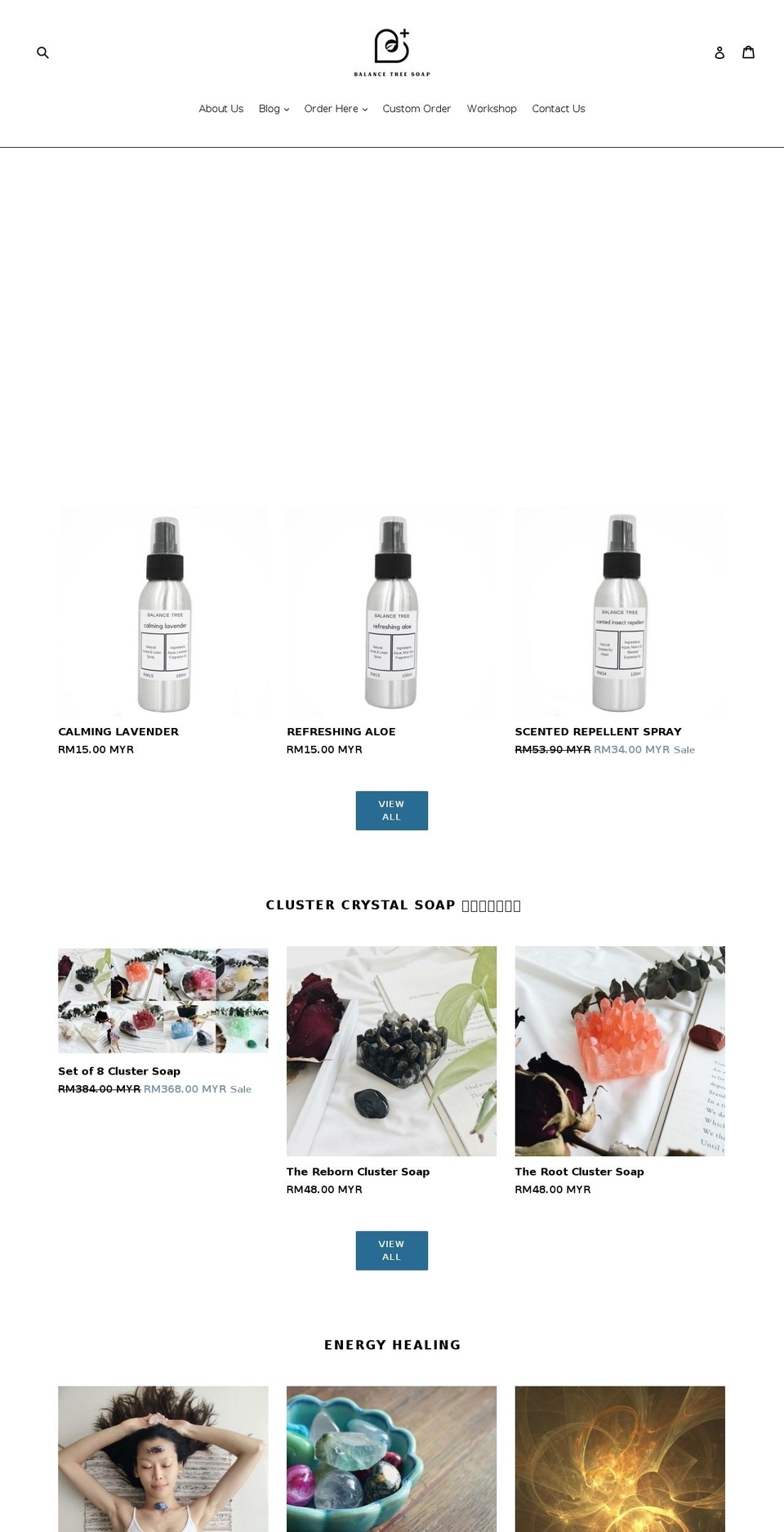 balancetreesoap.com — Shopify storefront screenshot