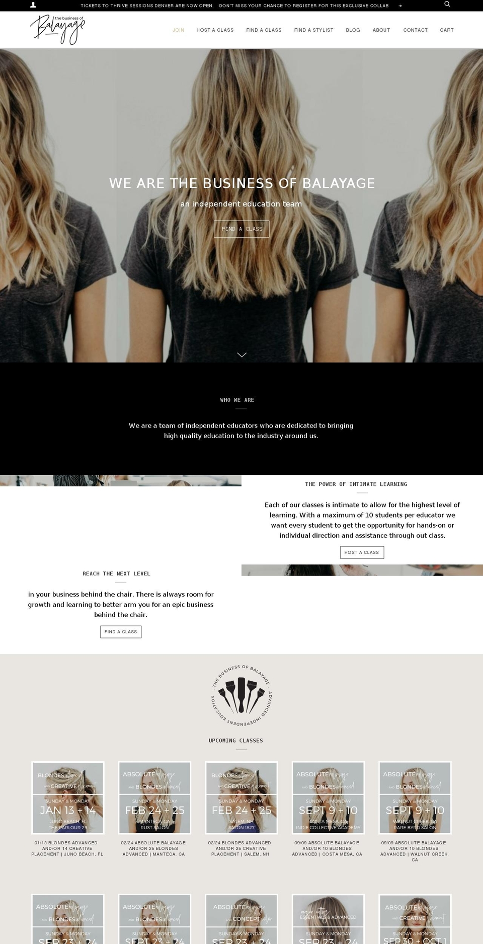 balayage.boutique shopify website screenshot