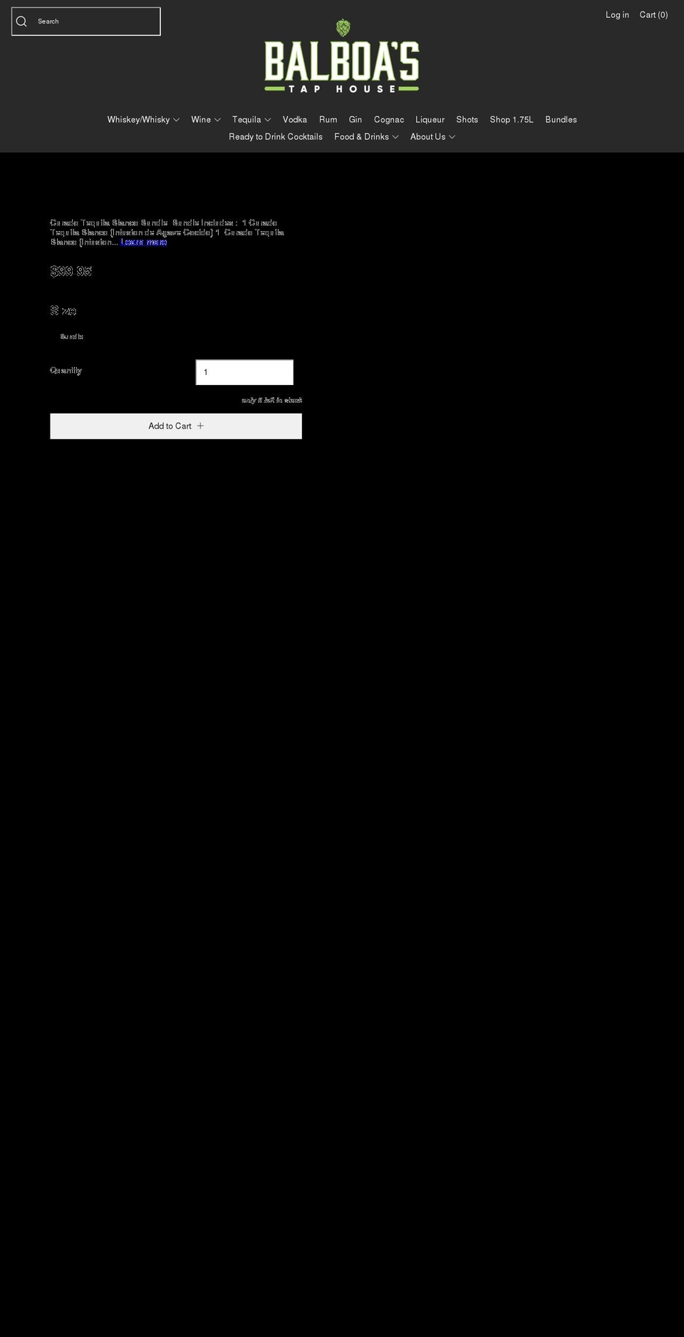 balboastaphouse.com shopify website screenshot
