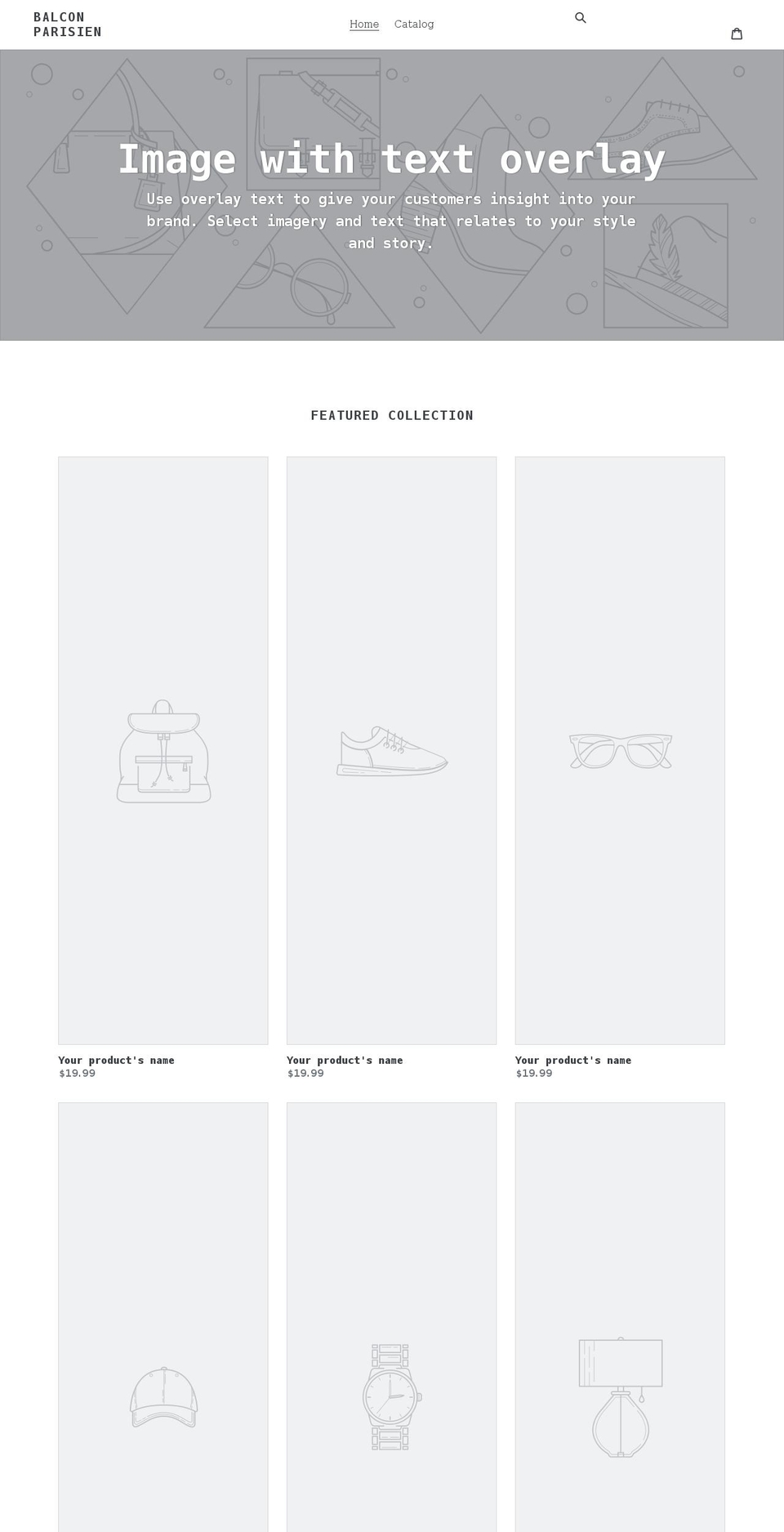 balconparisien.com shopify website screenshot