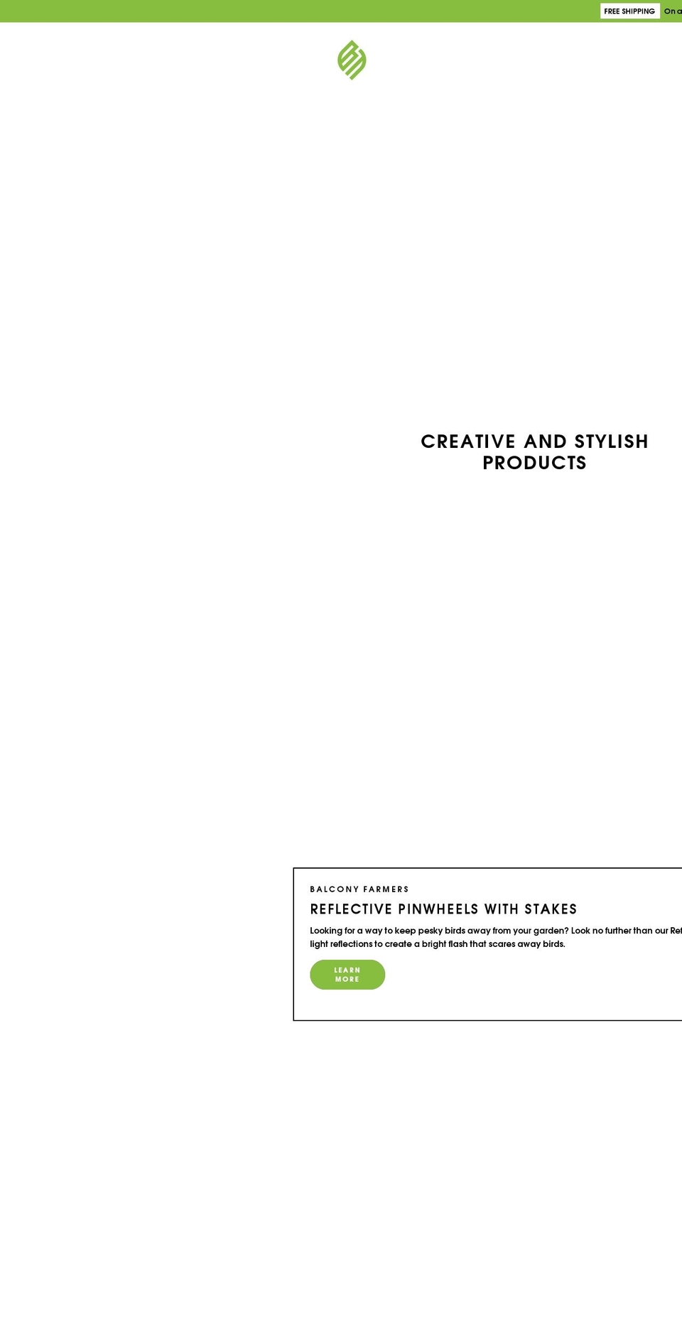balconyfarmers.com shopify website screenshot