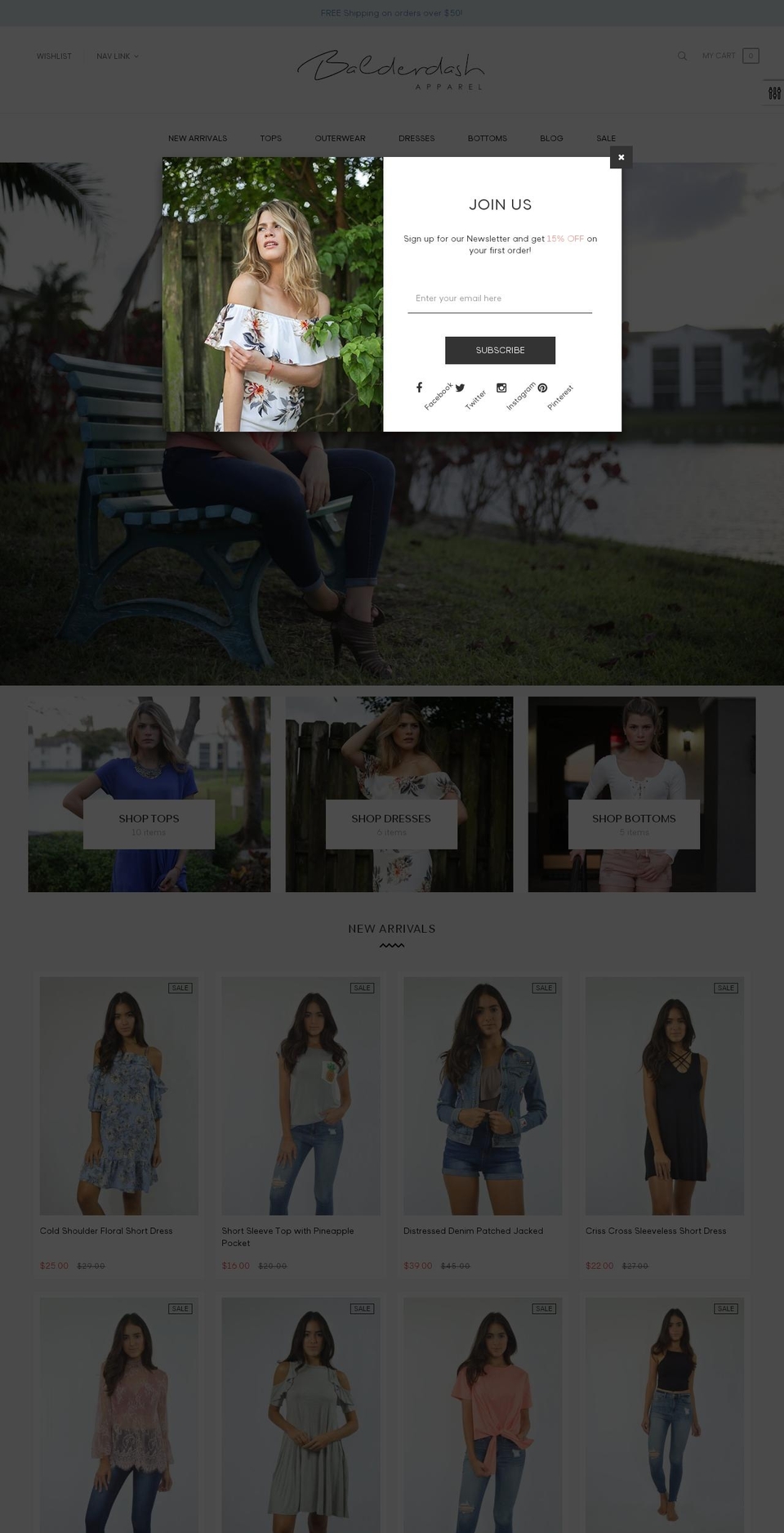 st-boutique-3 Shopify theme site example balderdashapparel.com