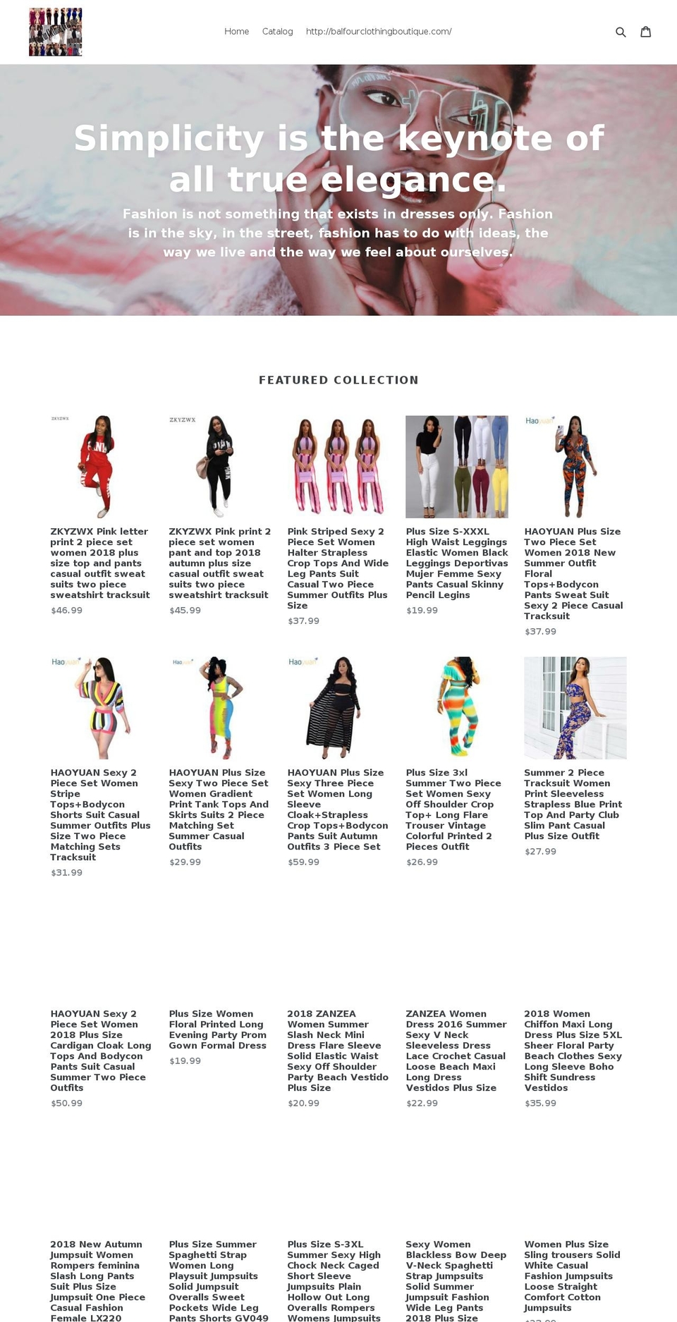 balfourclothingboutique.com — Shopify store on .com