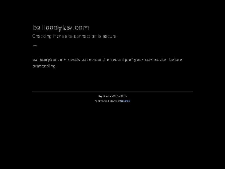 balibodykw.com — Shopify storefront screenshot