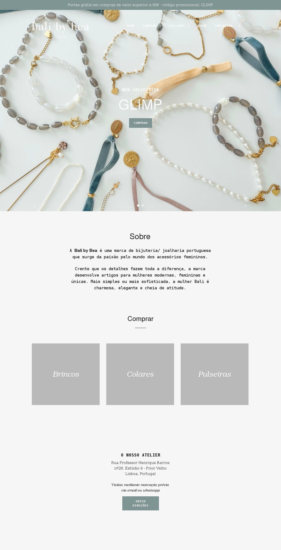 balibybea.com shopify website screenshot