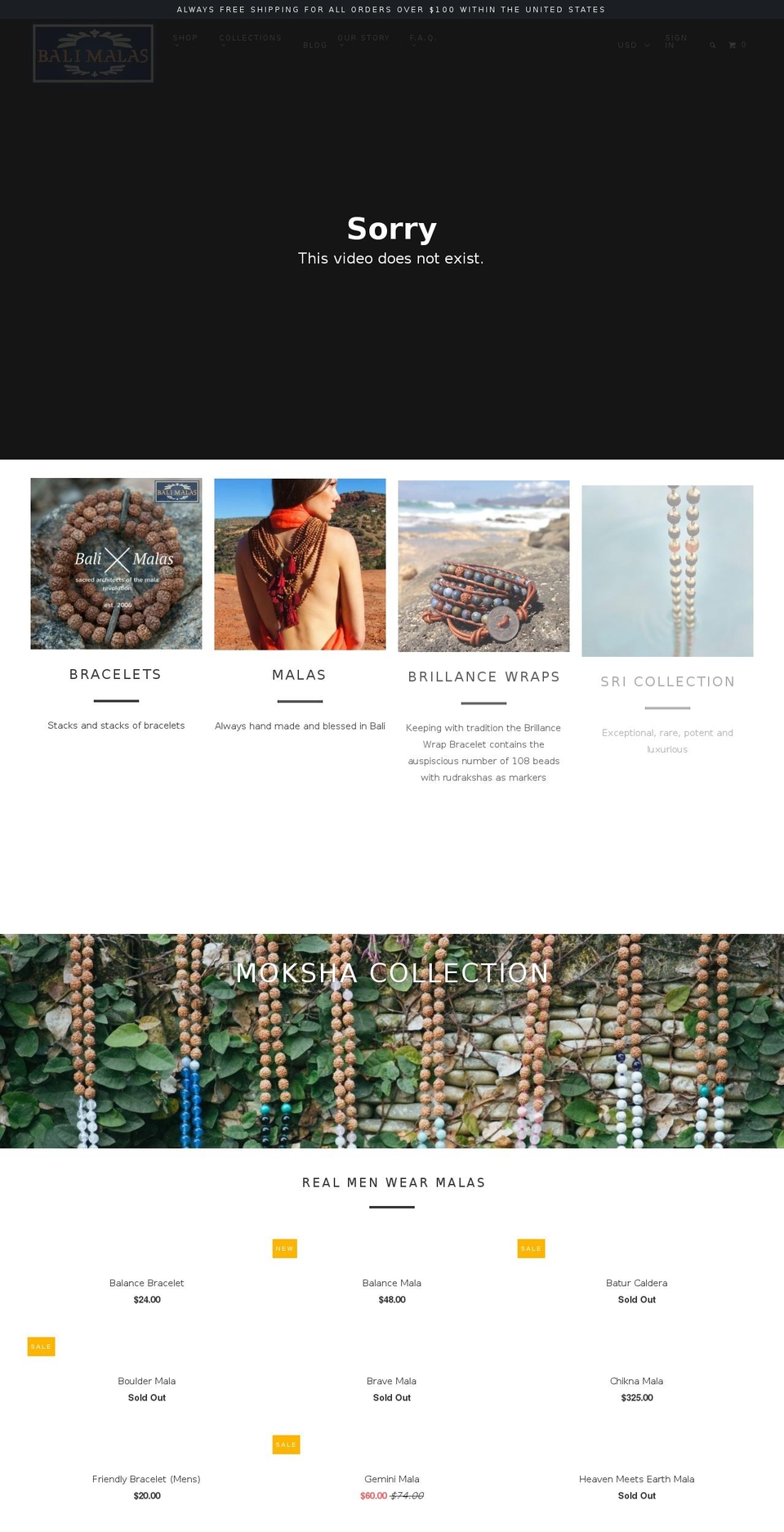 balimalas.net shopify website screenshot