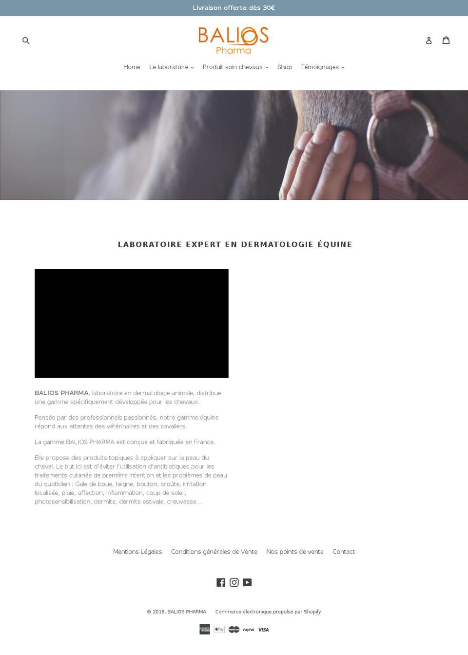 balios-pharma.com — Shopify storefront screenshot