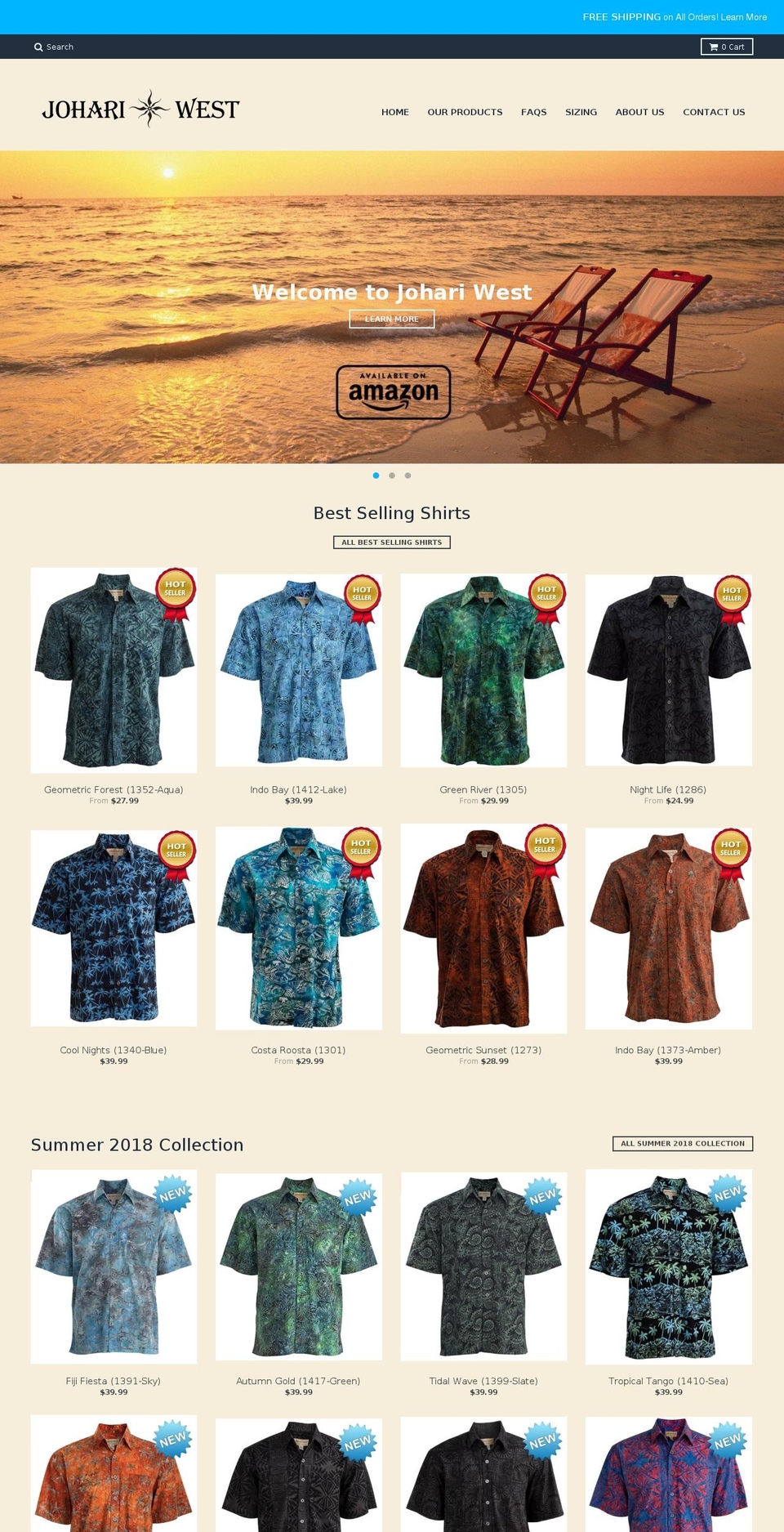 baliwear.com — Shopify storefront screenshot