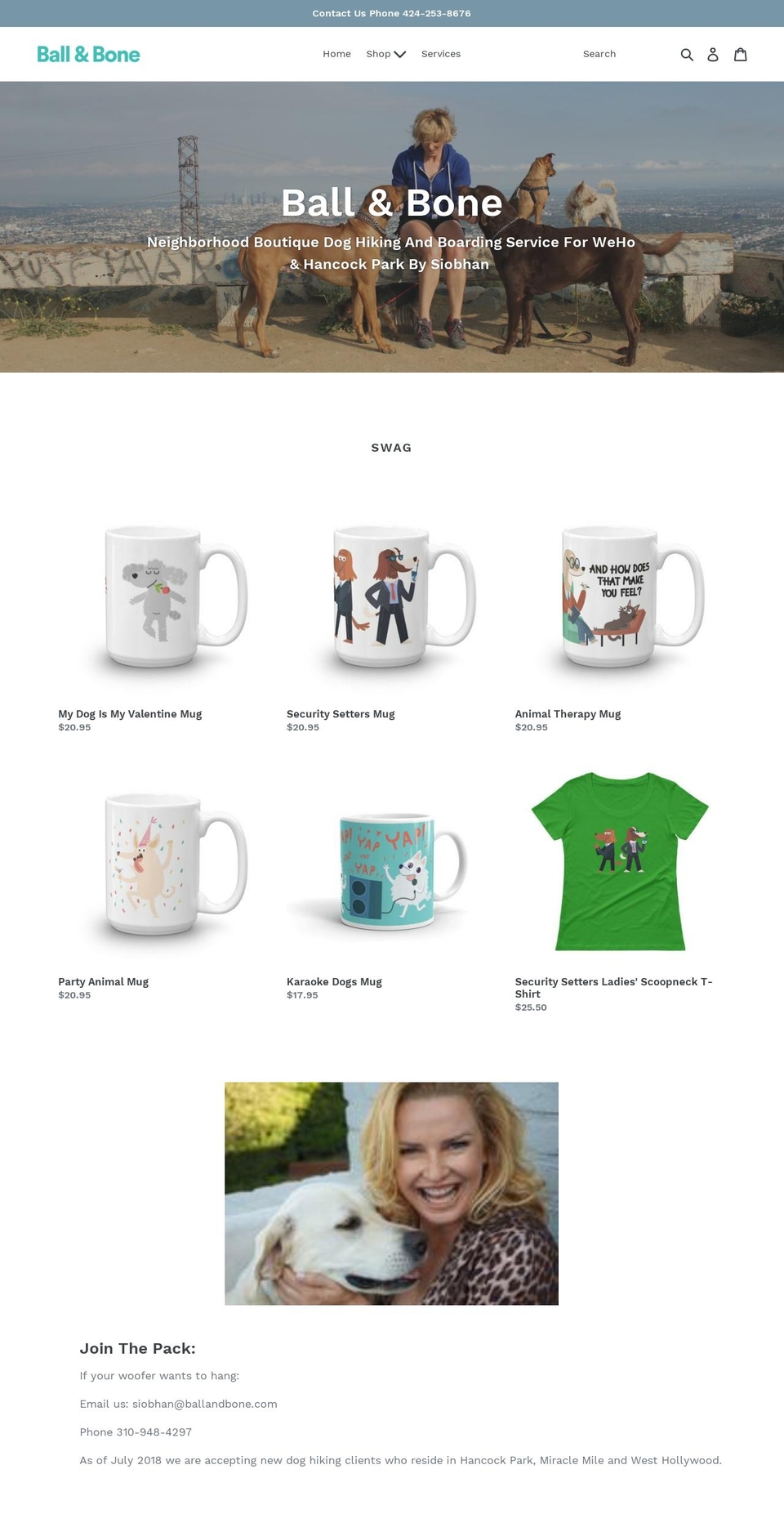 ballandbone.com shopify website screenshot