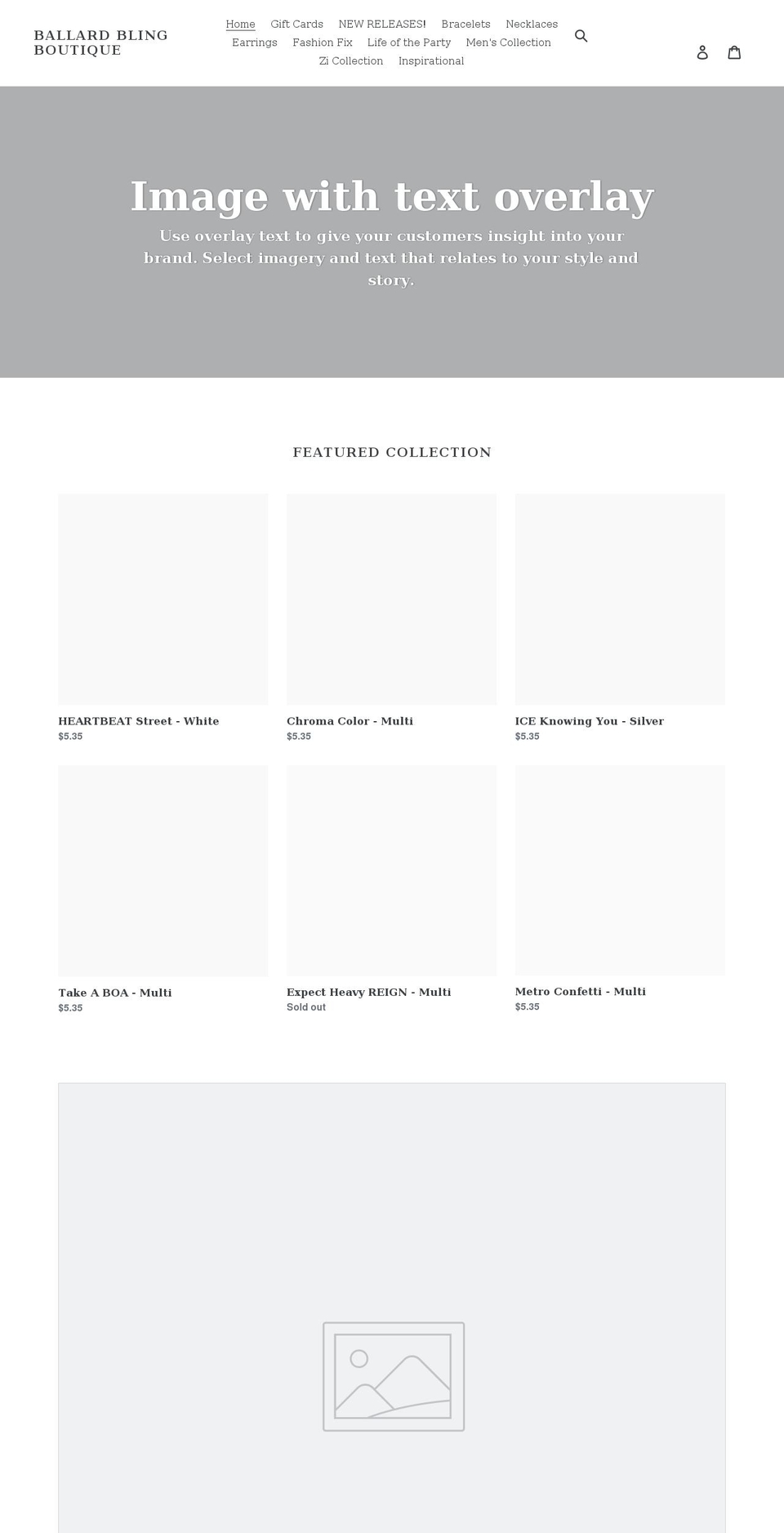 ballardblingboutique.com shopify website screenshot