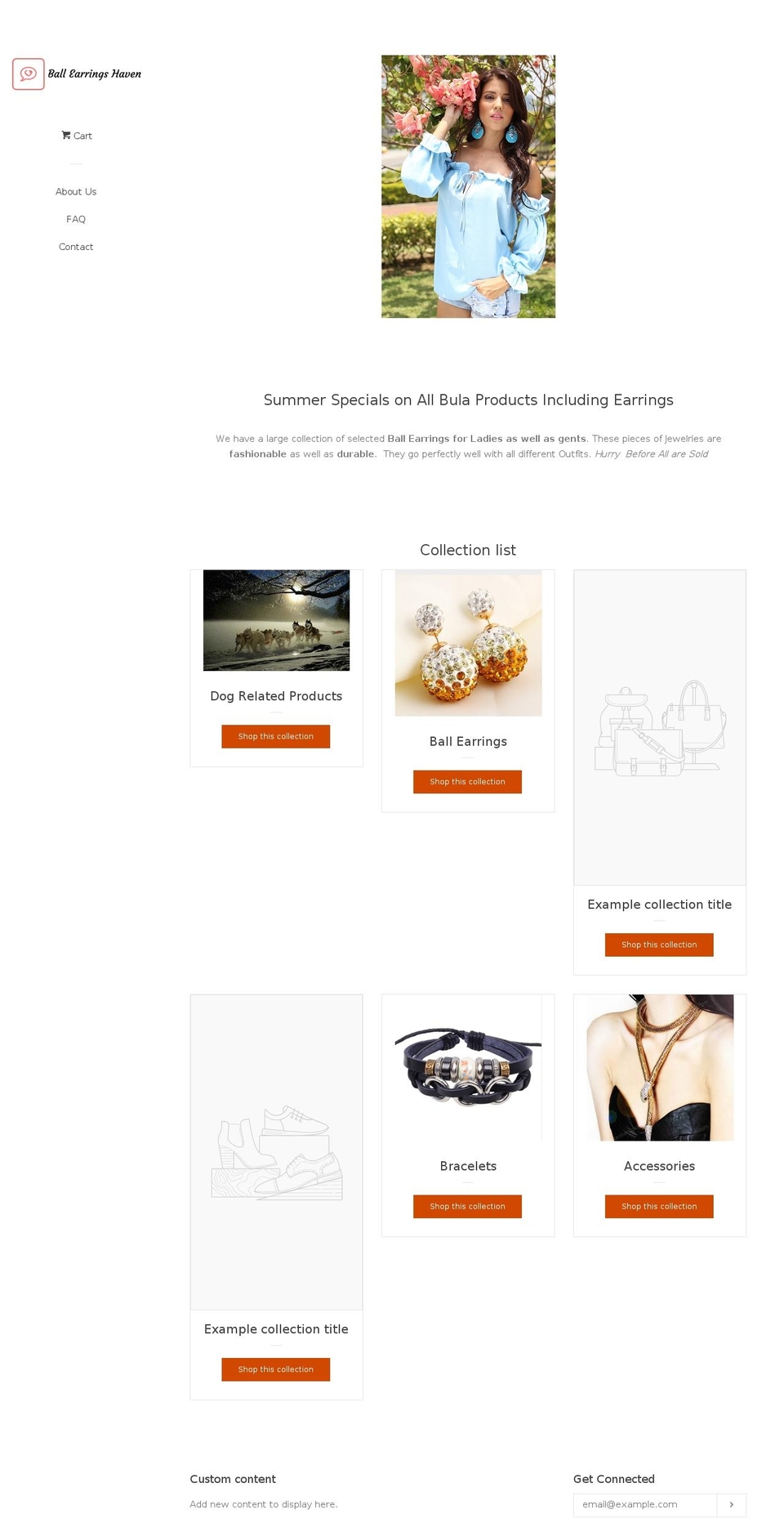balleaarings.com — Shopify storefront screenshot