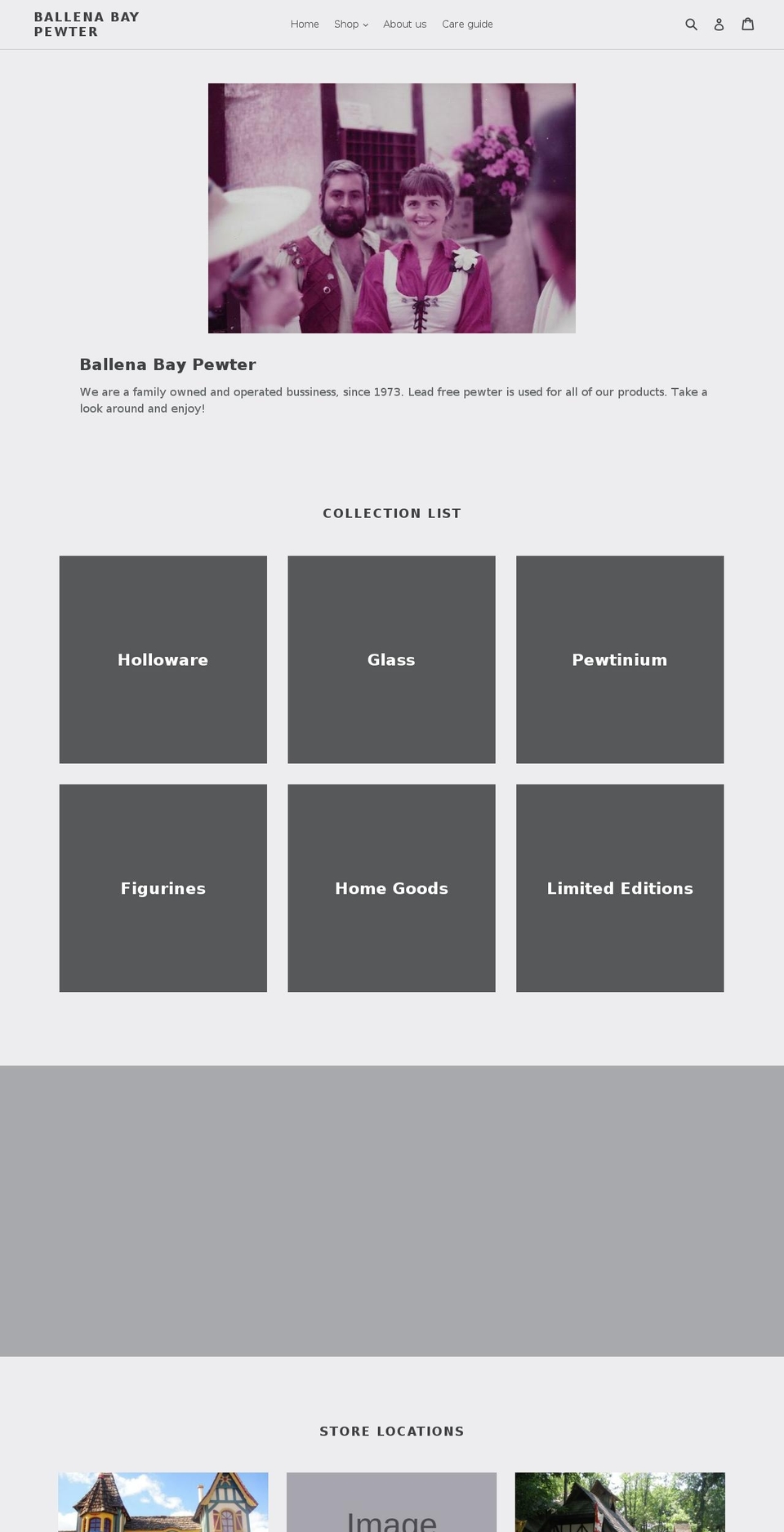 ballenabay.com shopify website screenshot